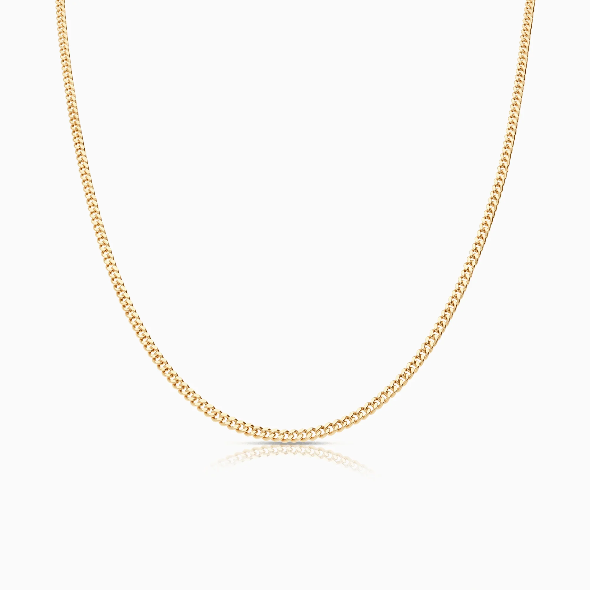 Curb chain 36cm 18K gold