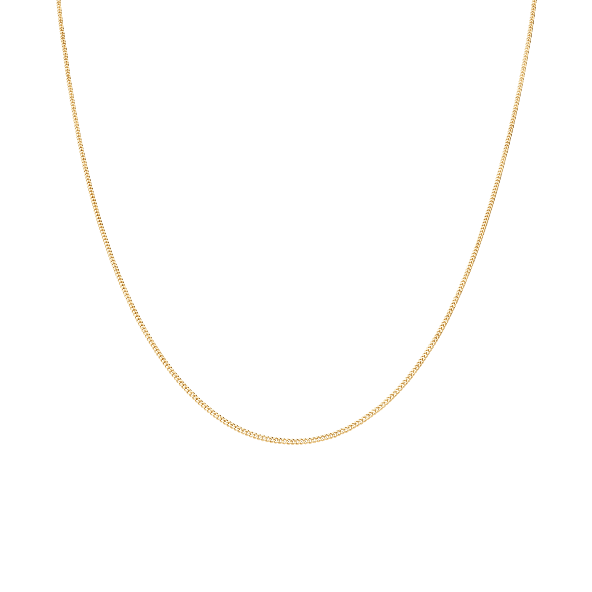 Curb chain 36cm 18K gold - Image 2