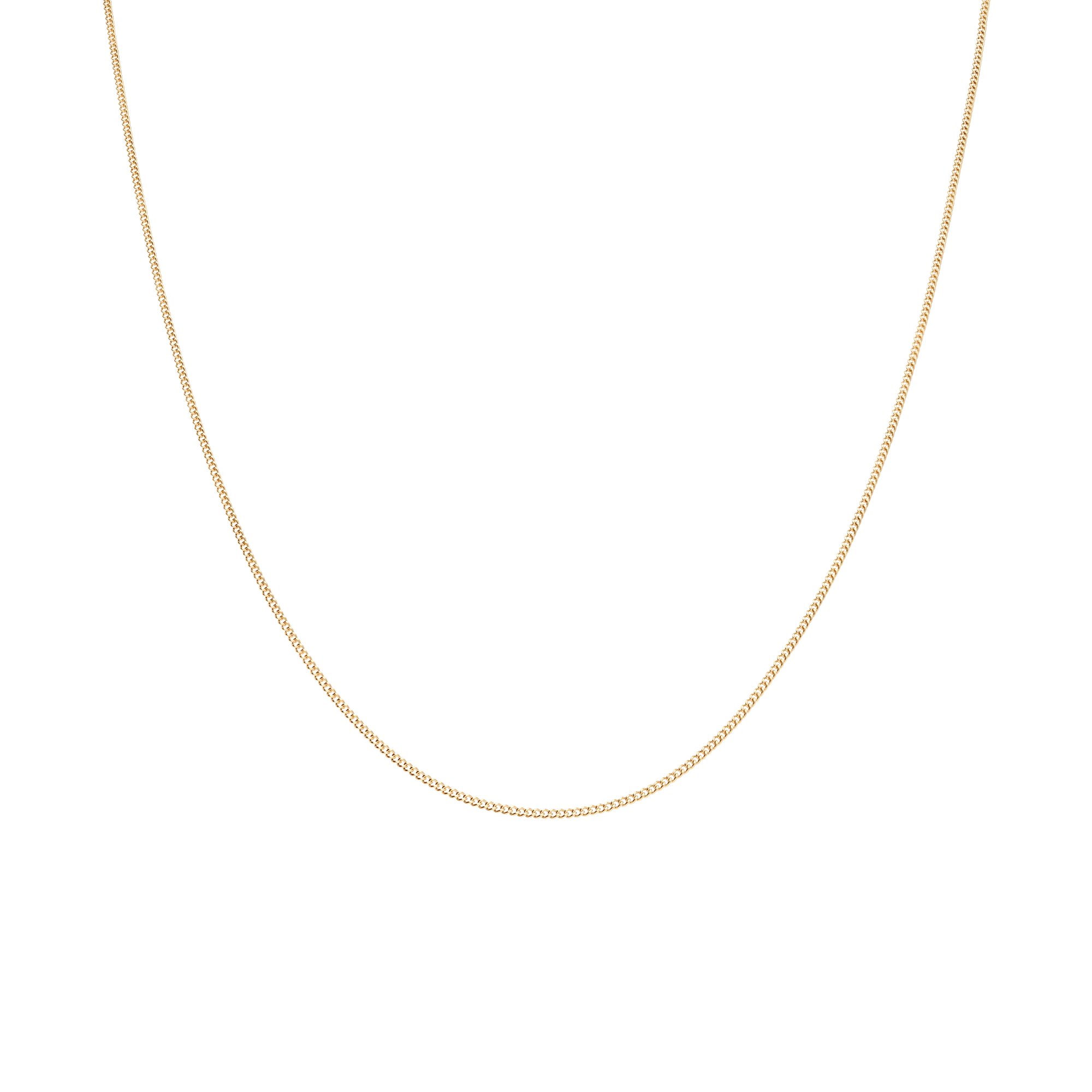 Curb chain 36cm 18K gold - Image 2