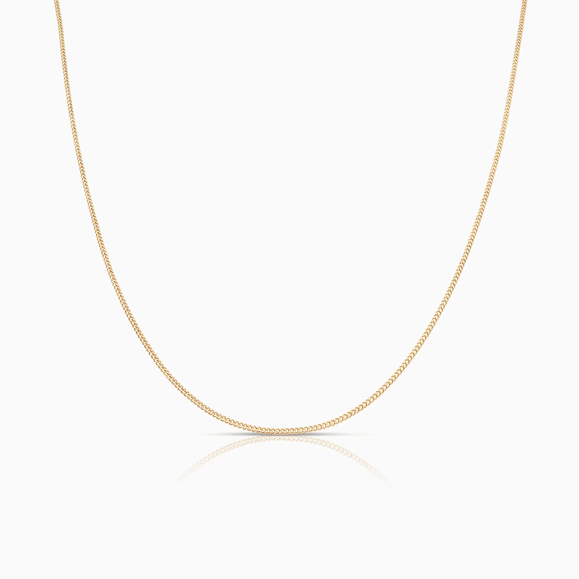 Curb chain 36cm 18K gold