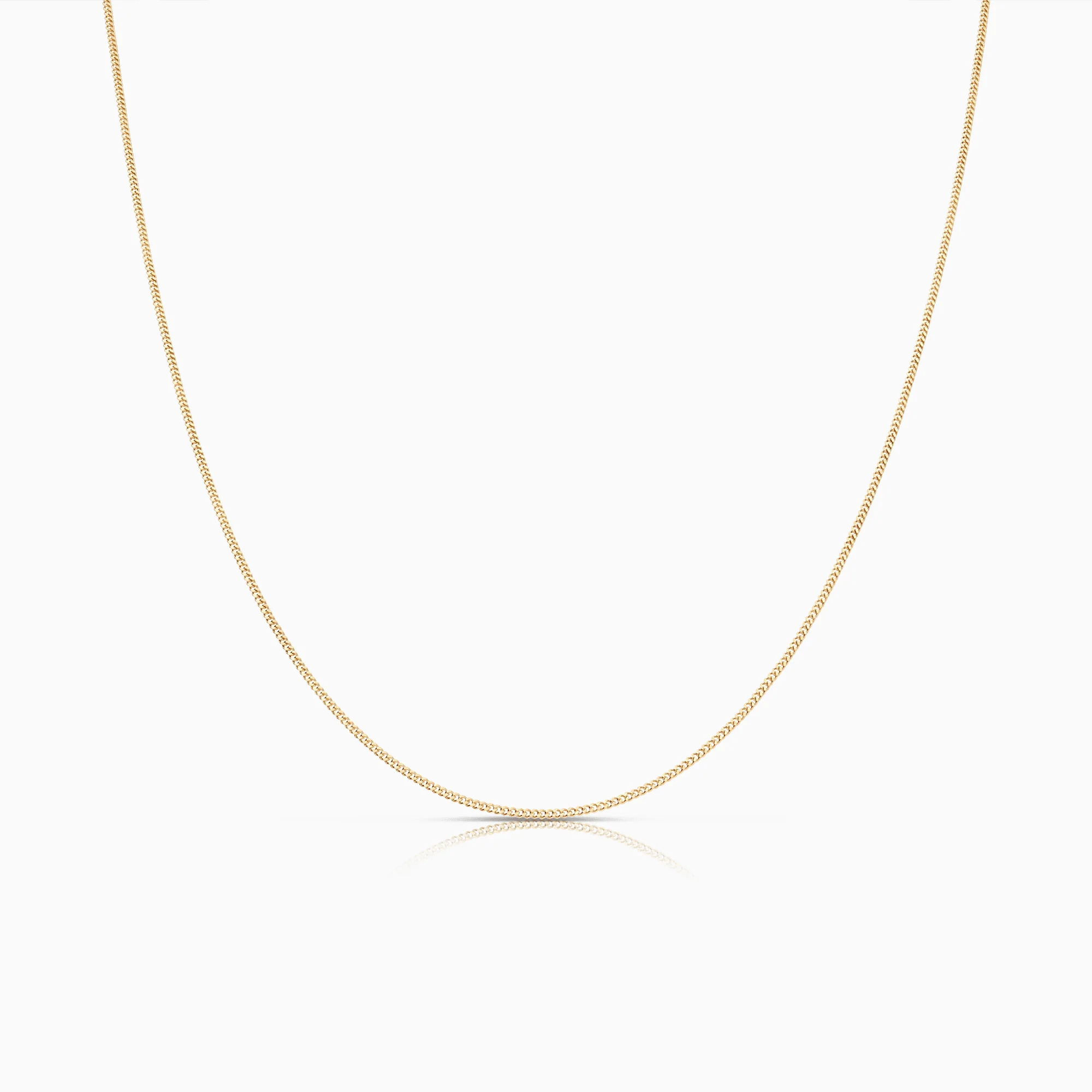 Curb chain 37cm 18K gold
