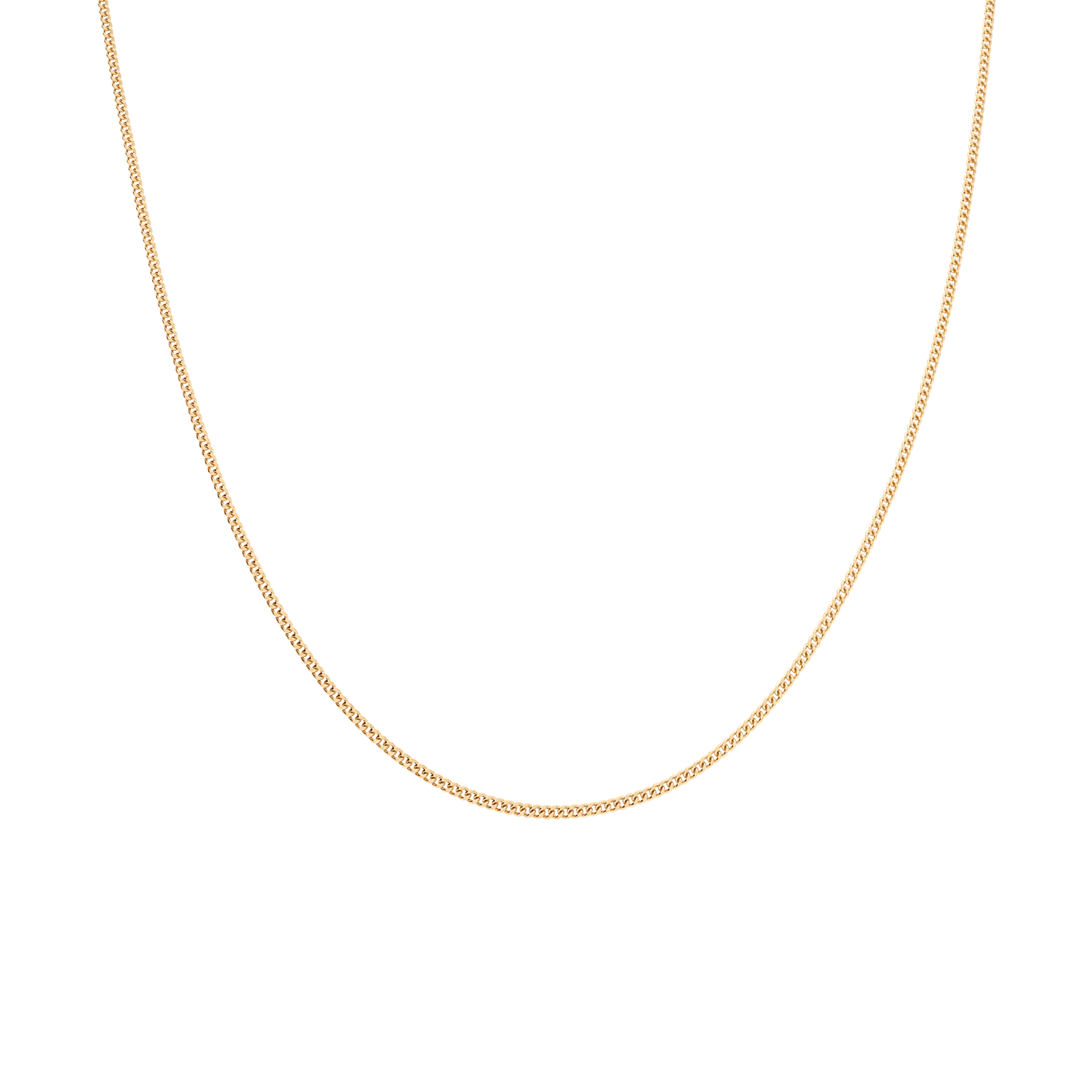 Curb chain 37cm 18K gold - Image 2