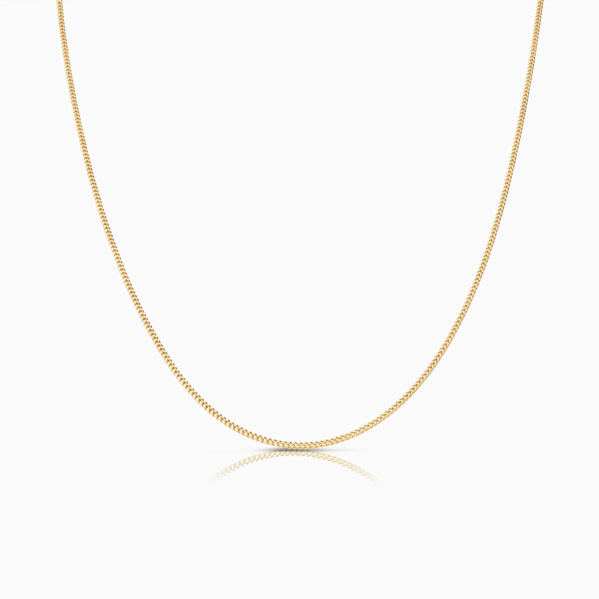 Curb chain 38.5cm 18K gold
