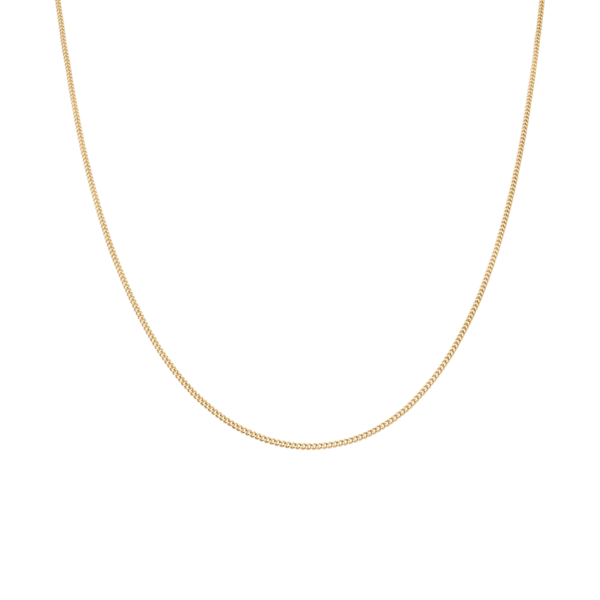 Curb chain 38.5cm 18K gold - Image 2