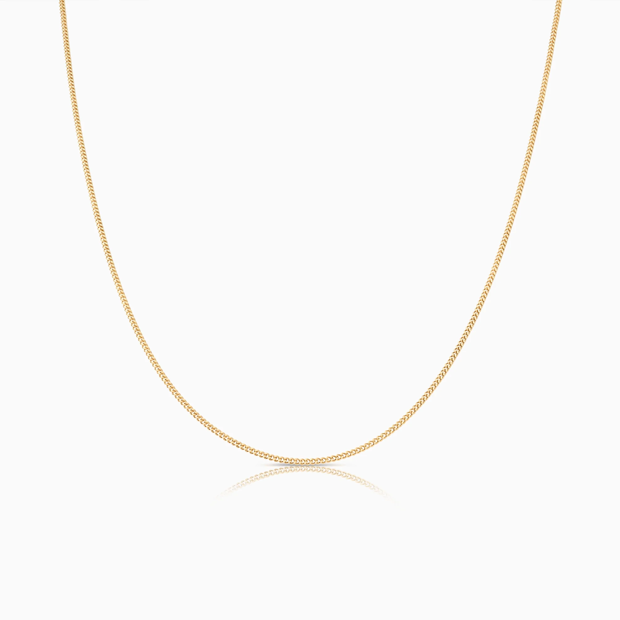 Curb chain 38.5cm 18K gold