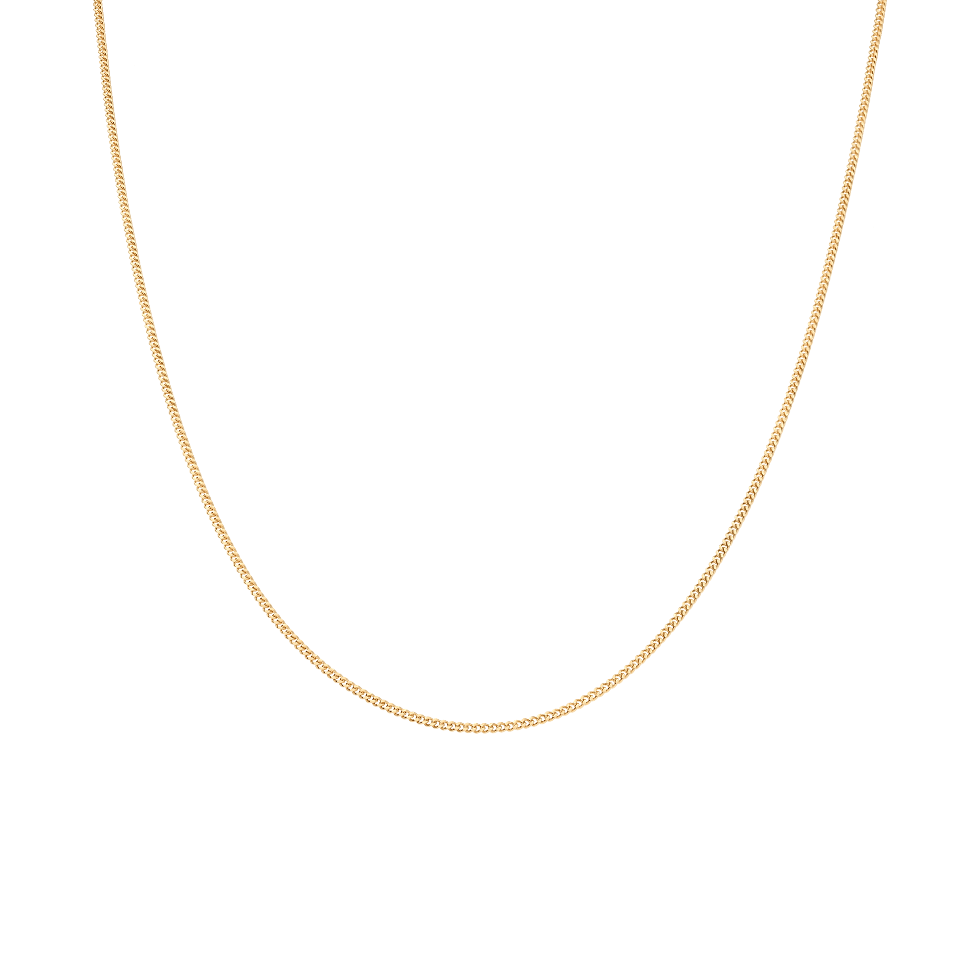 Curb chain 38.5cm 18K gold - Image 2