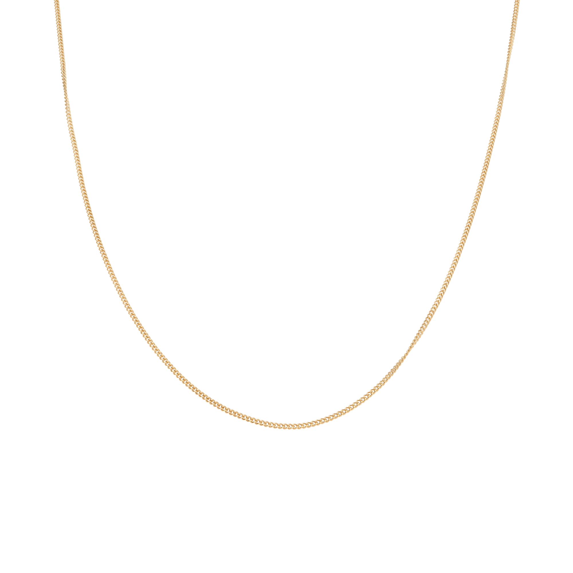 Curb Chain 38cm 18K Gold - Image 2