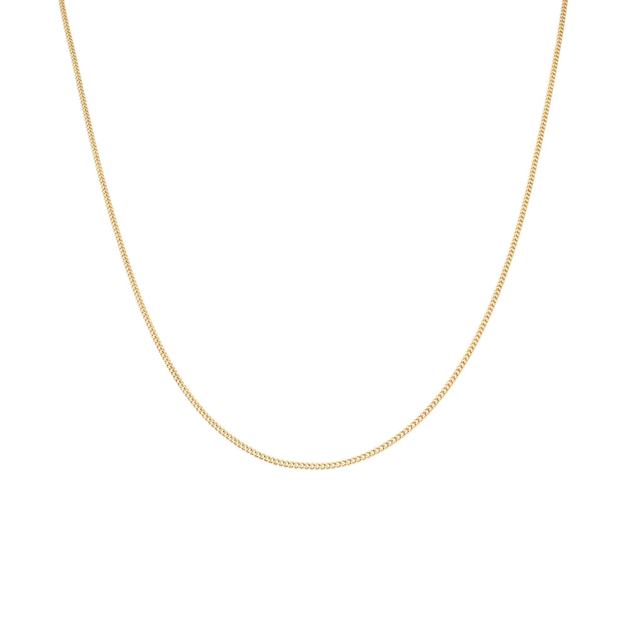 Curb Chain 38cm 18K Gold - Image 2