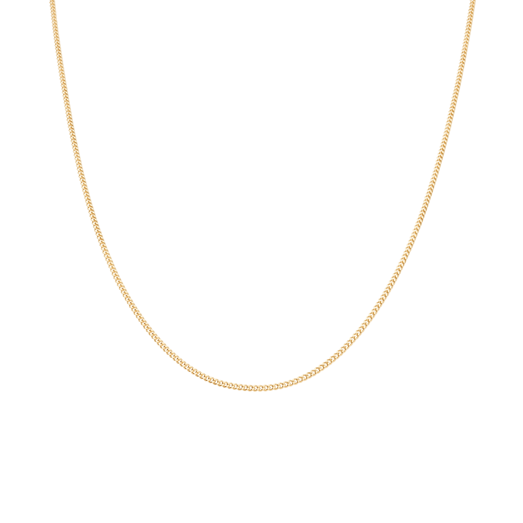 Curb Chain 38cm 18K Gold - Image 2