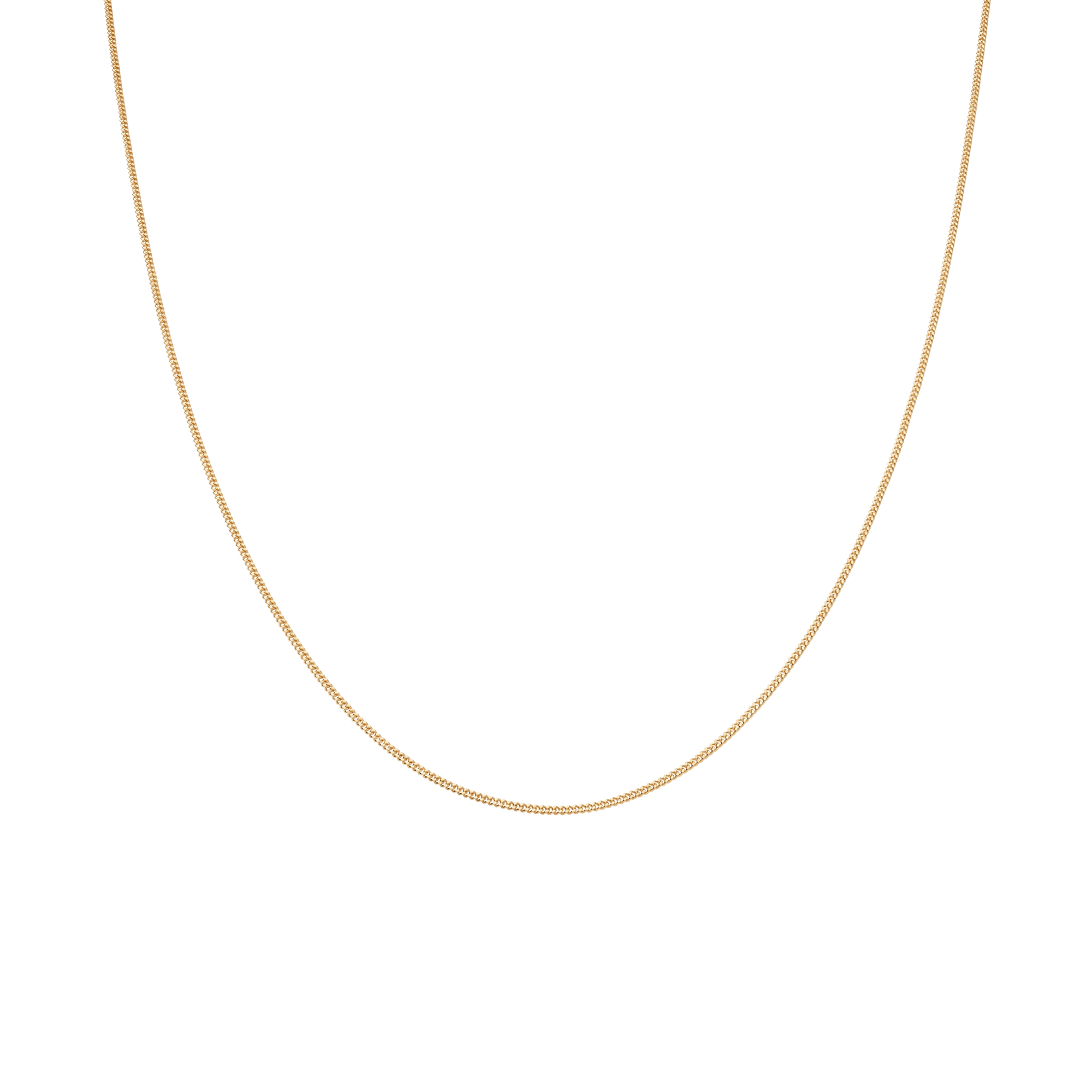 Curb Chain 38cm 18K Gold - Image 2