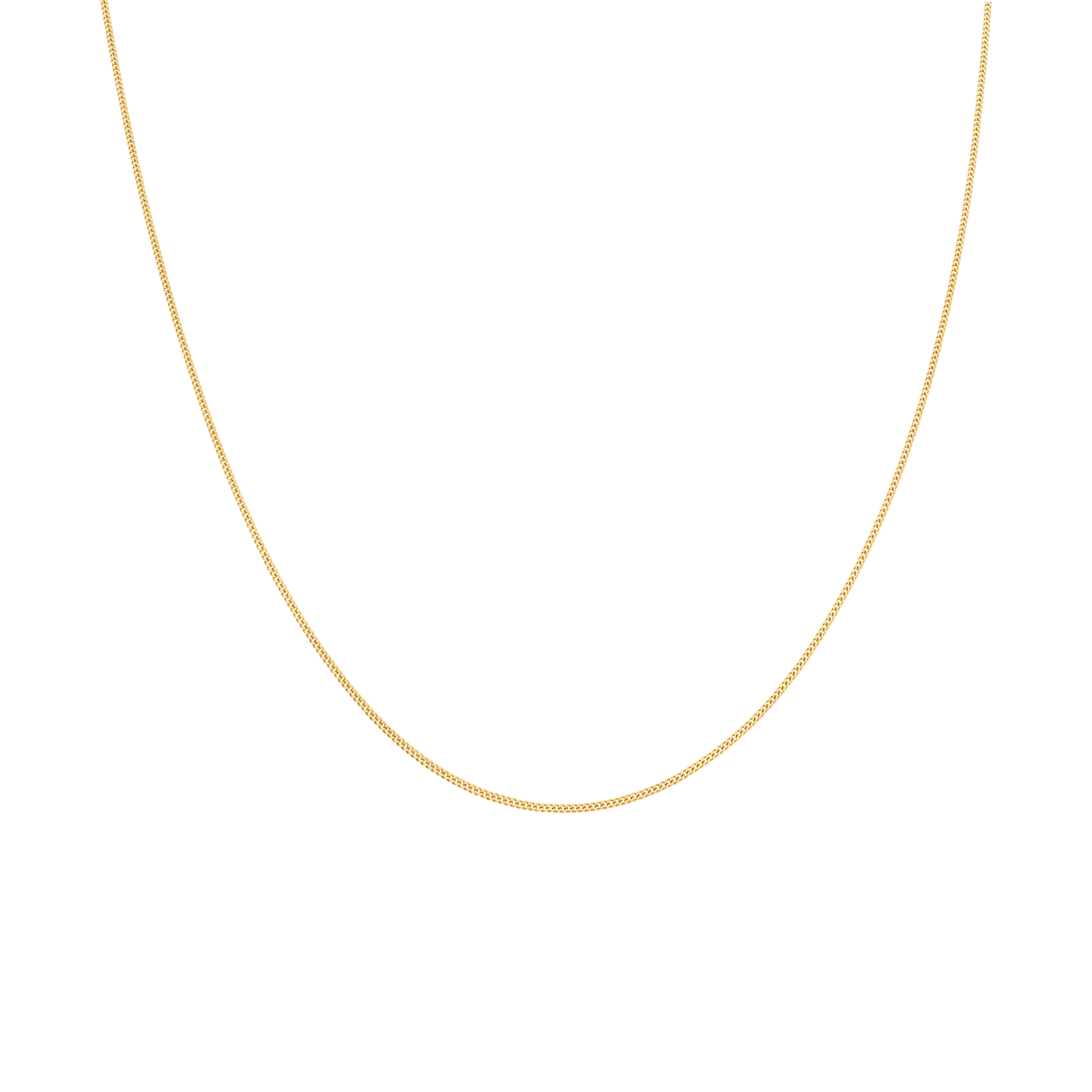 Curb Chain 38cm 18K Gold - Image 2