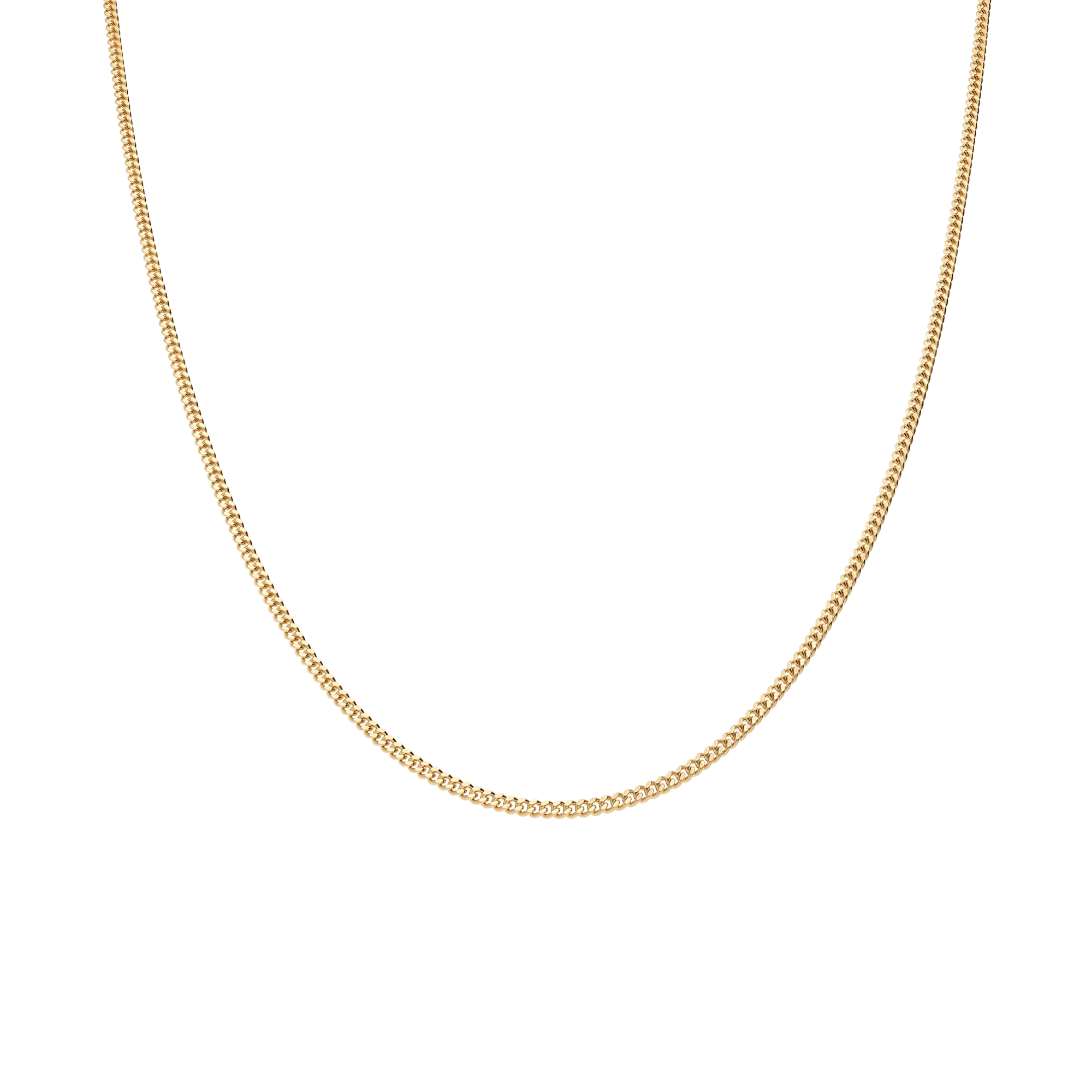 Curb Chain 38cm 18K Gold - Image 2