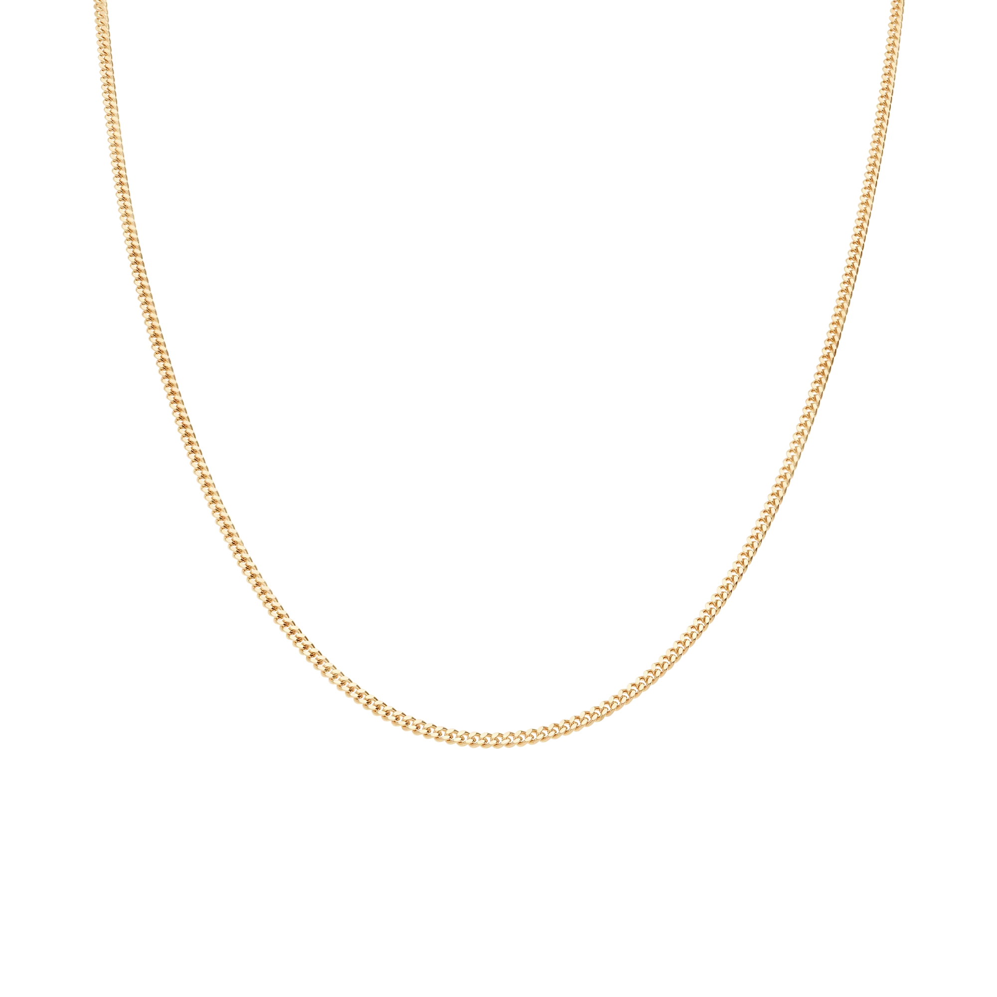 Curb Chain 38cm 18K Gold - Image 2