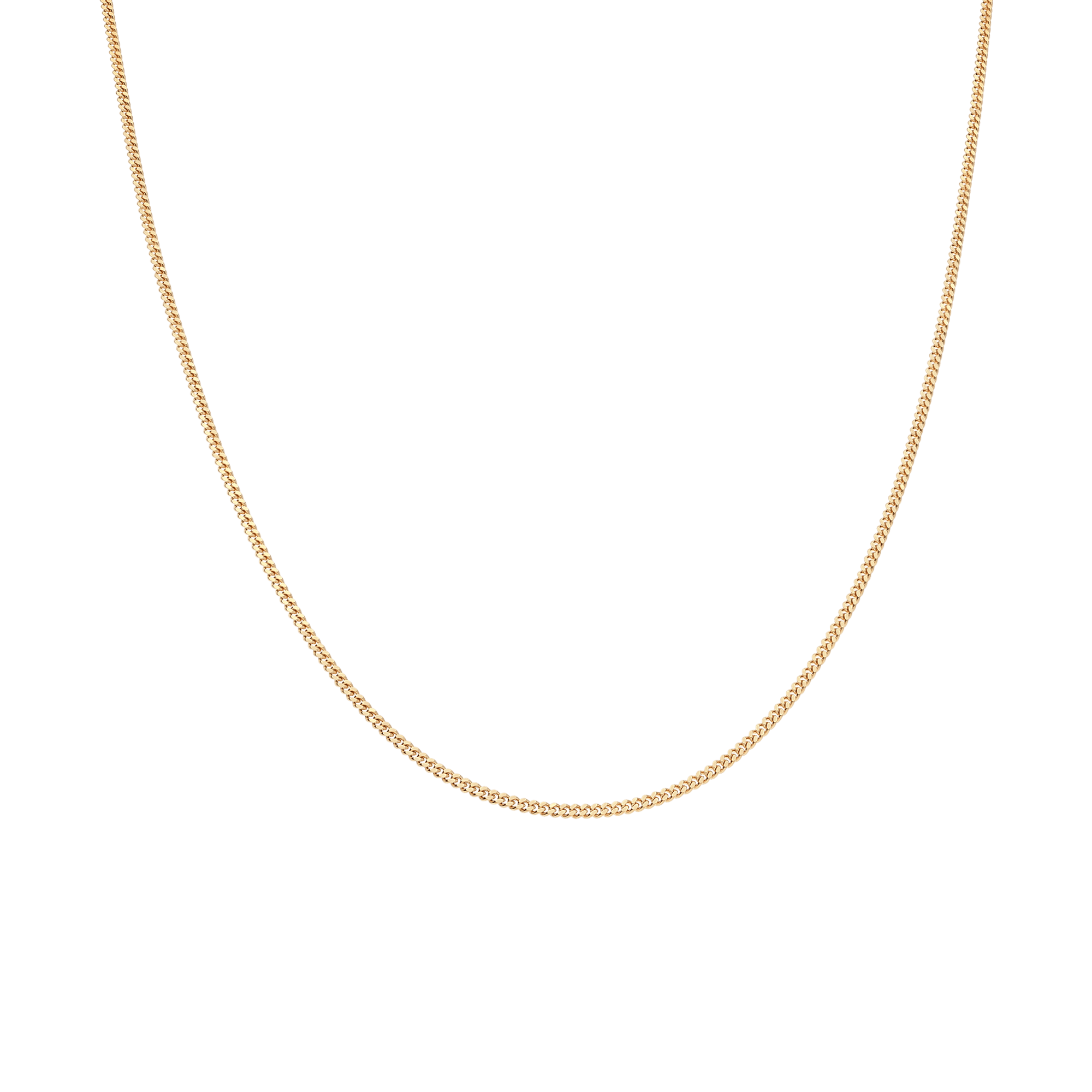 Curb Chain 38cm 18K Gold - Image 2