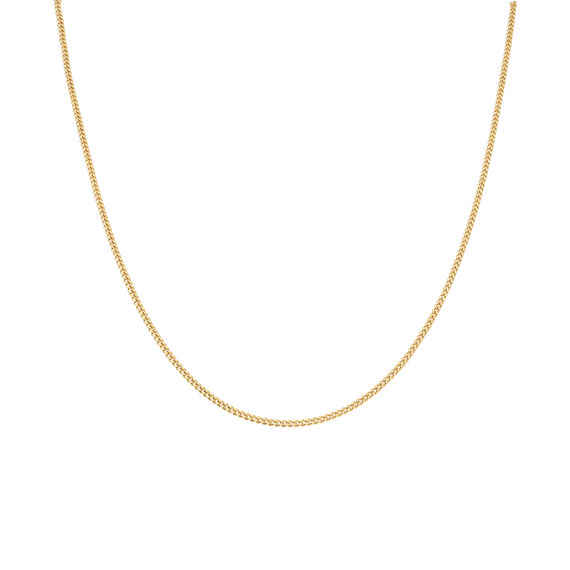 Curb Chain 38cm 18K Gold - Image 2
