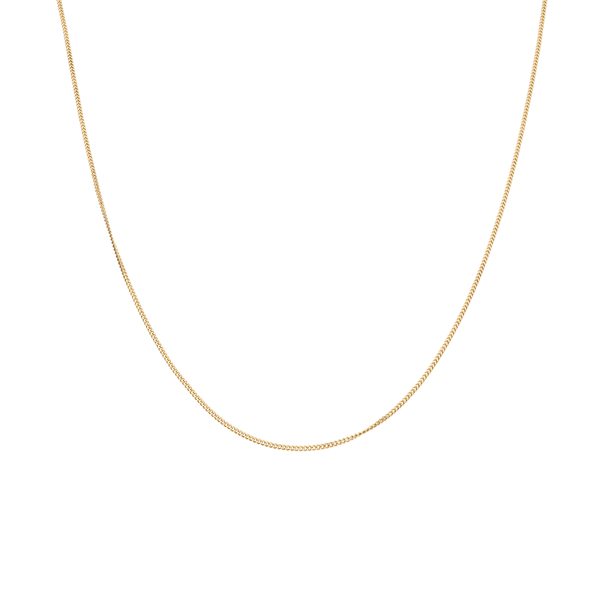 Curb Chain 38cm 18K Gold - Image 2