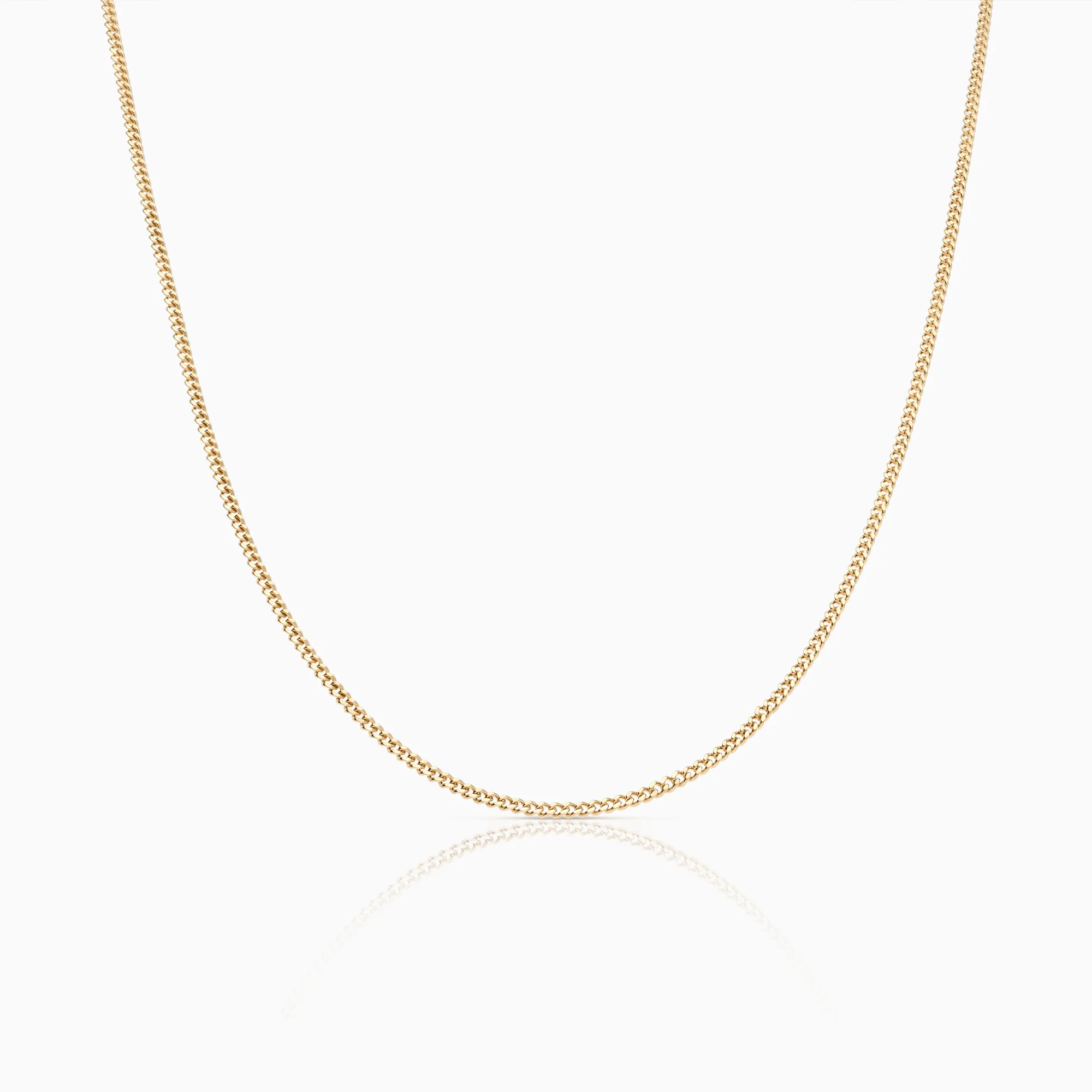 Curb chain 39cm 18K gold