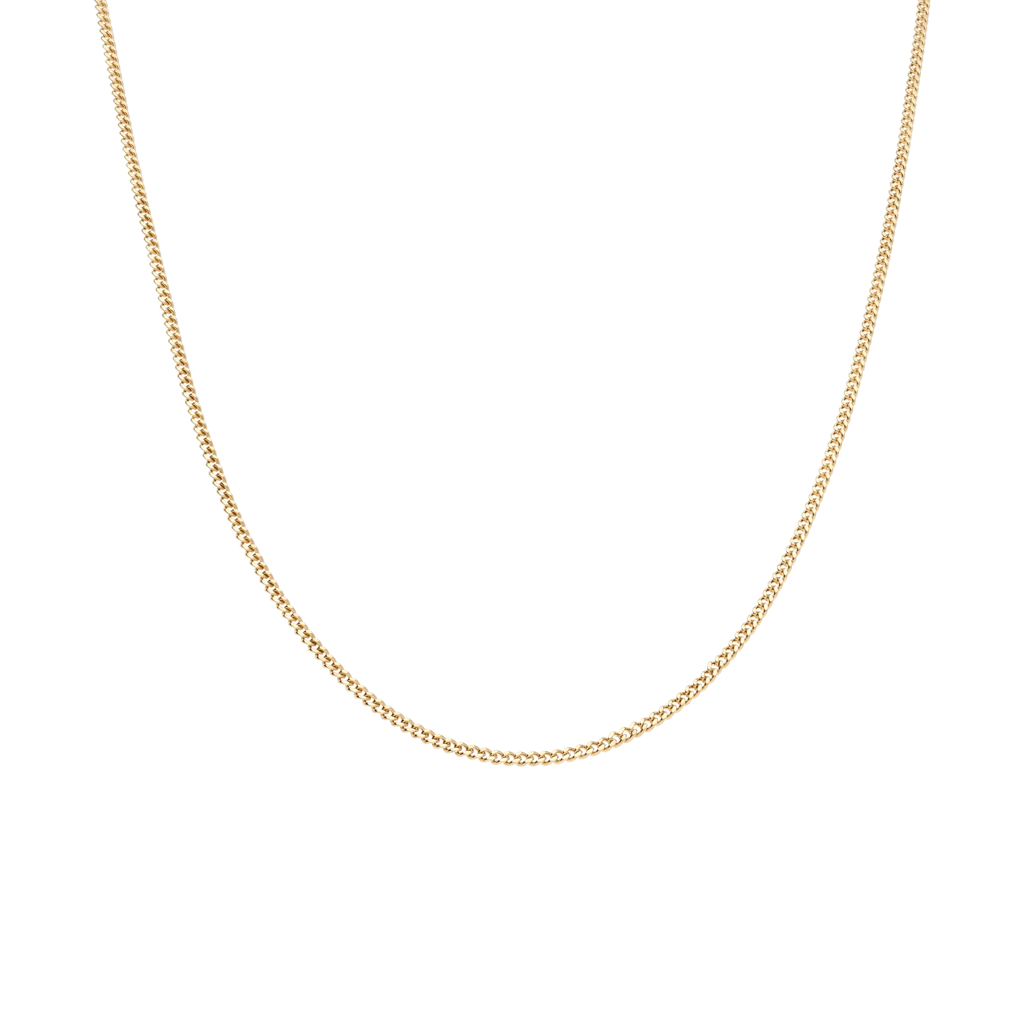 Curb chain 39cm 18K gold - Image 2