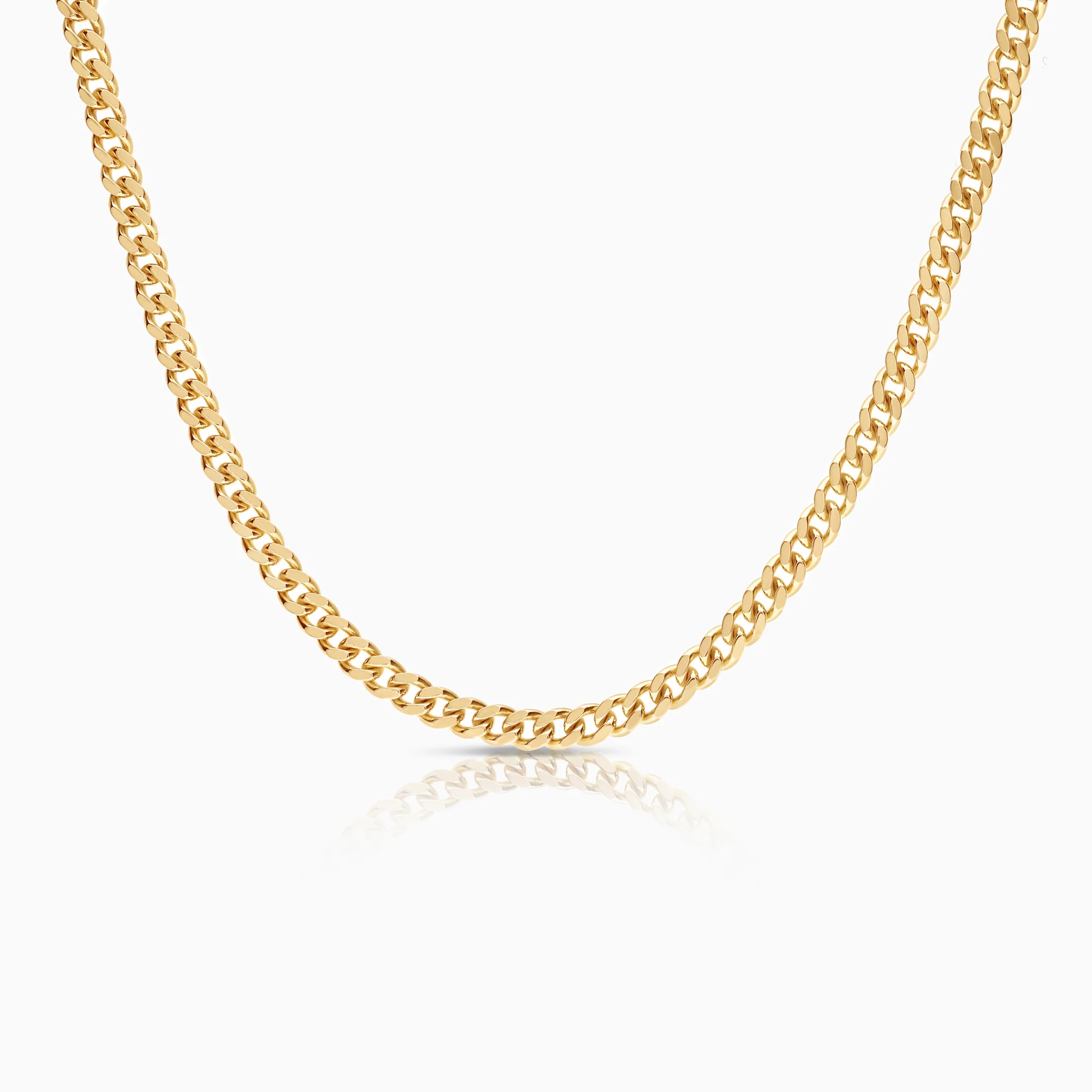 Curb chain 40.10g 18K gold
