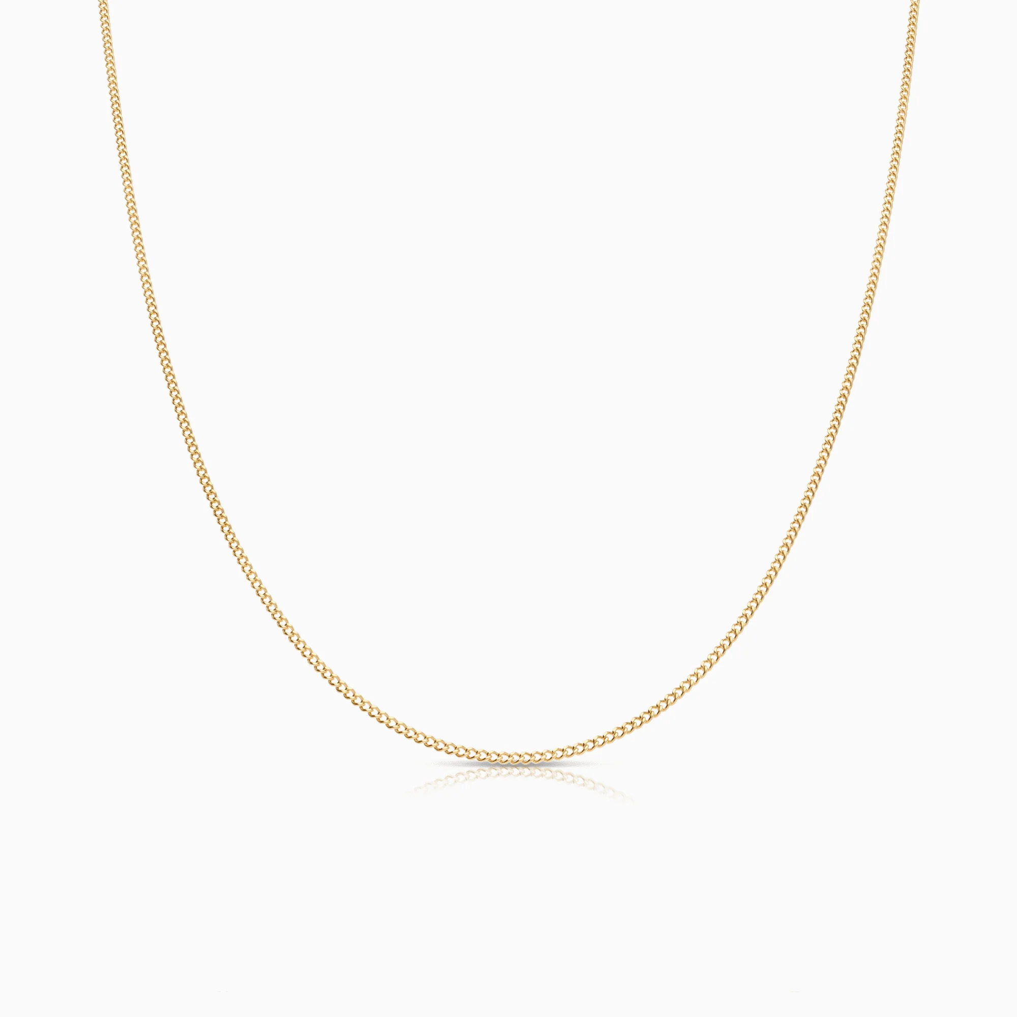 Curb chain 40.5cm 18K gold