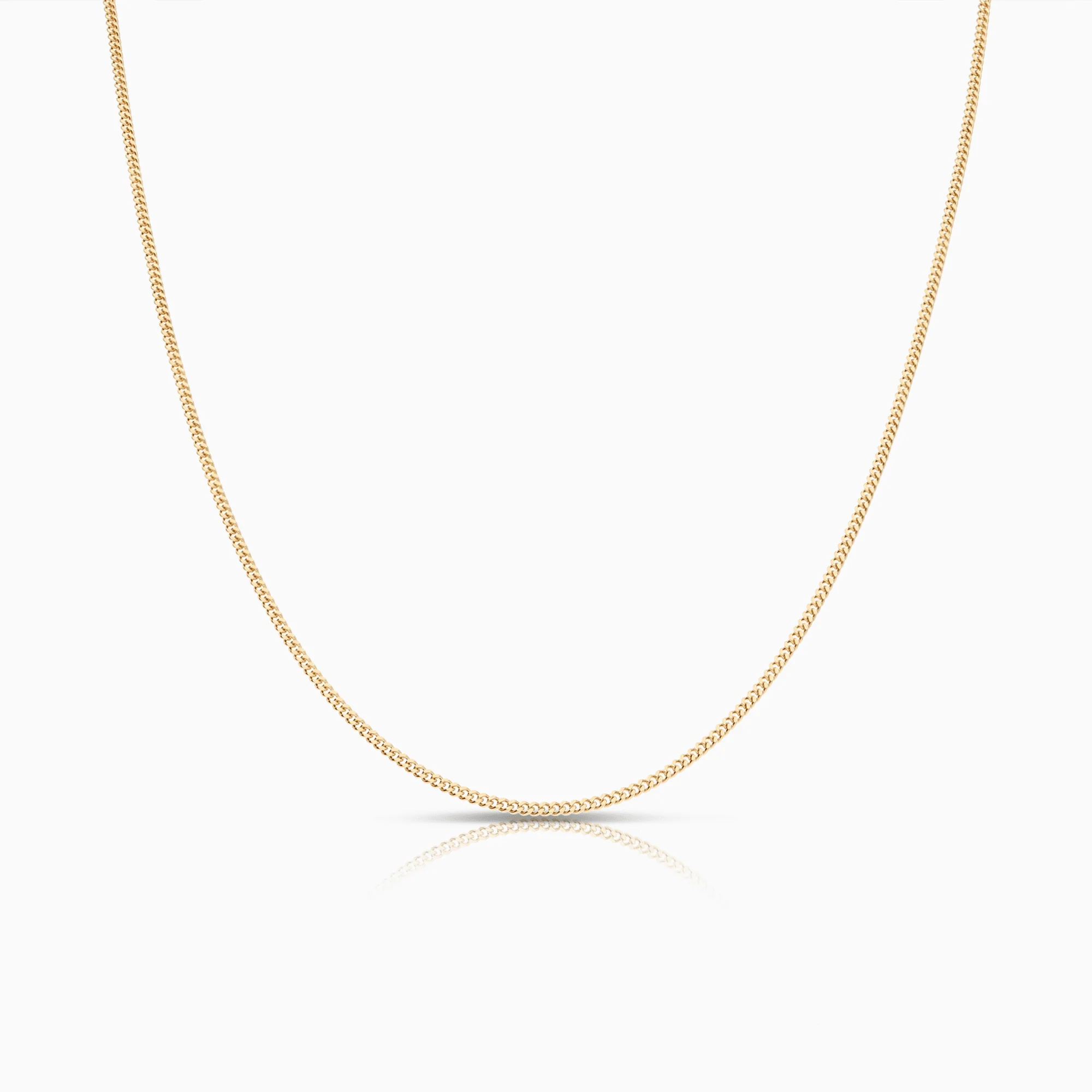 Curb chain 40cm 18K gold