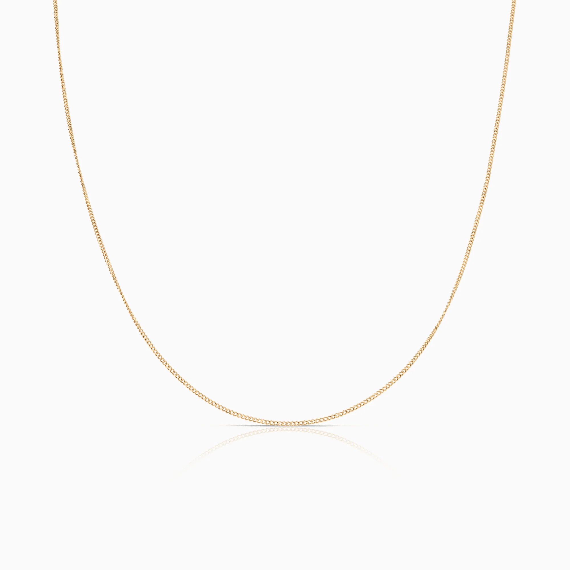 Curb chain 40cm 18K gold
