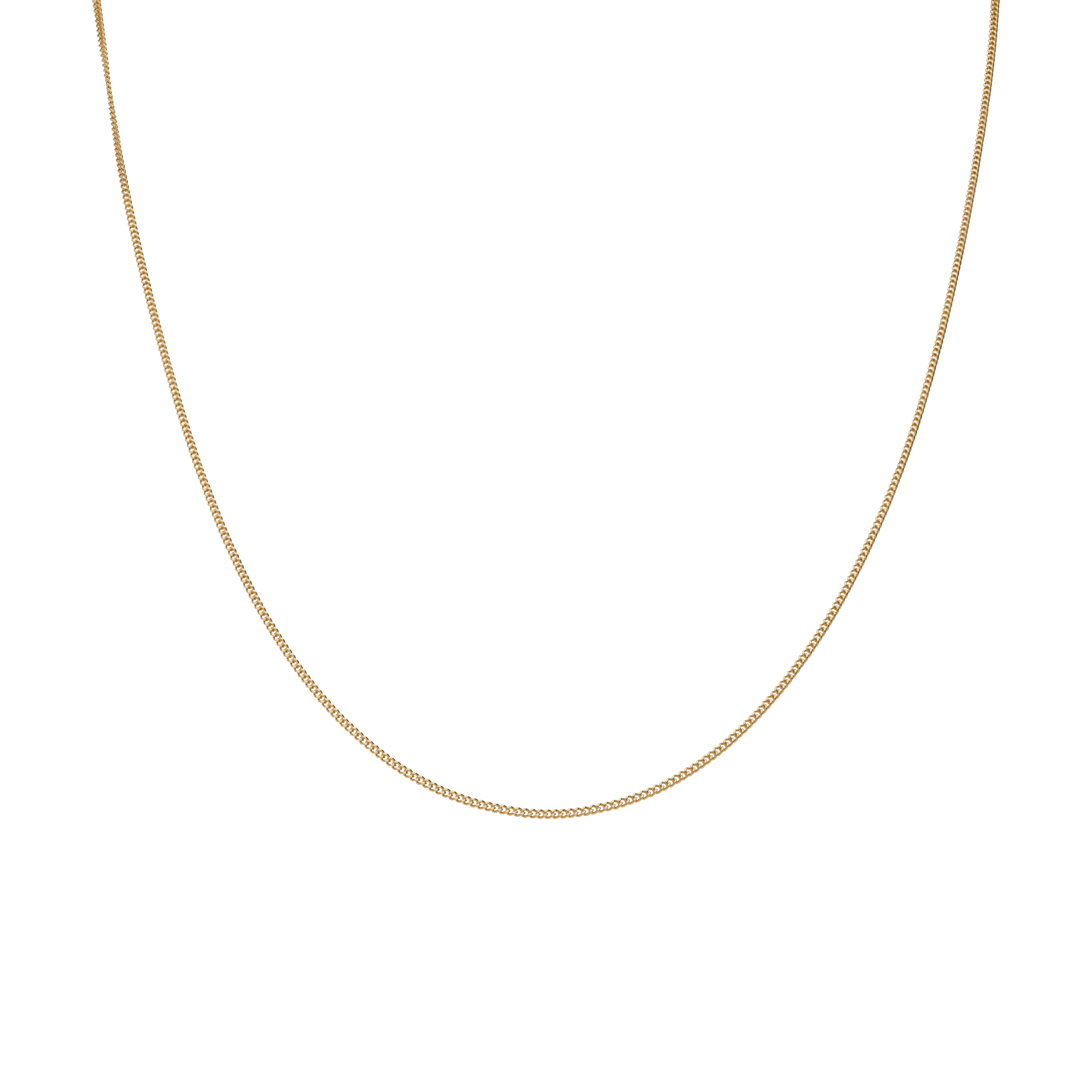 Curb chain 40cm 18K gold