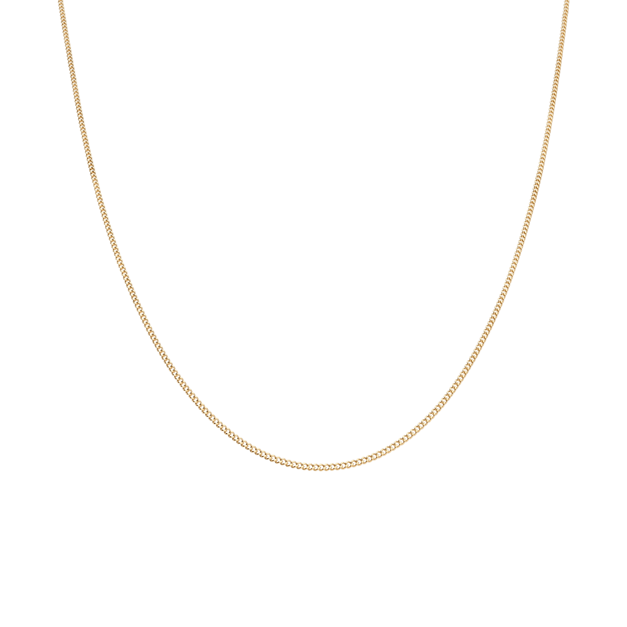 Curb chain 40cm 18K gold - Image 2