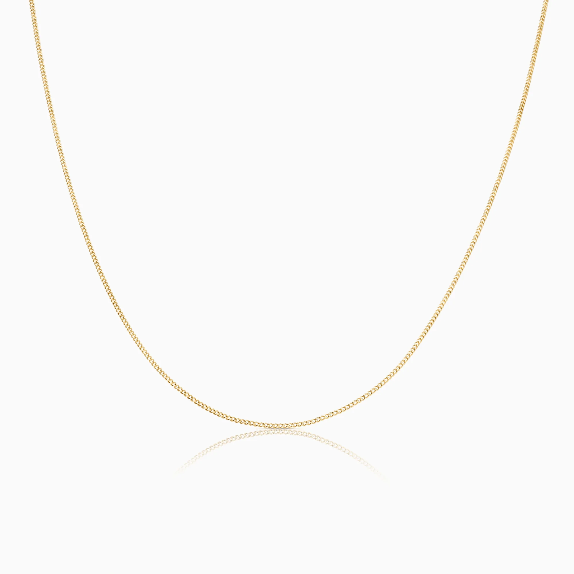Curb chain 40cm 18K gold