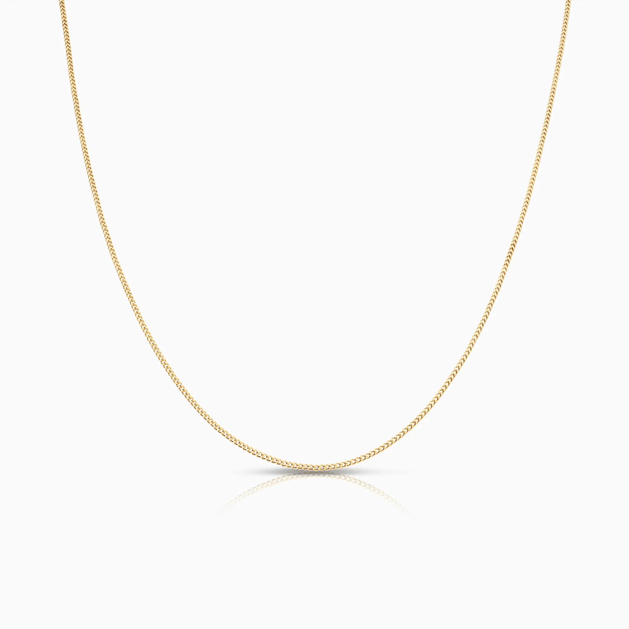 Curb chain 40cm 18K gold