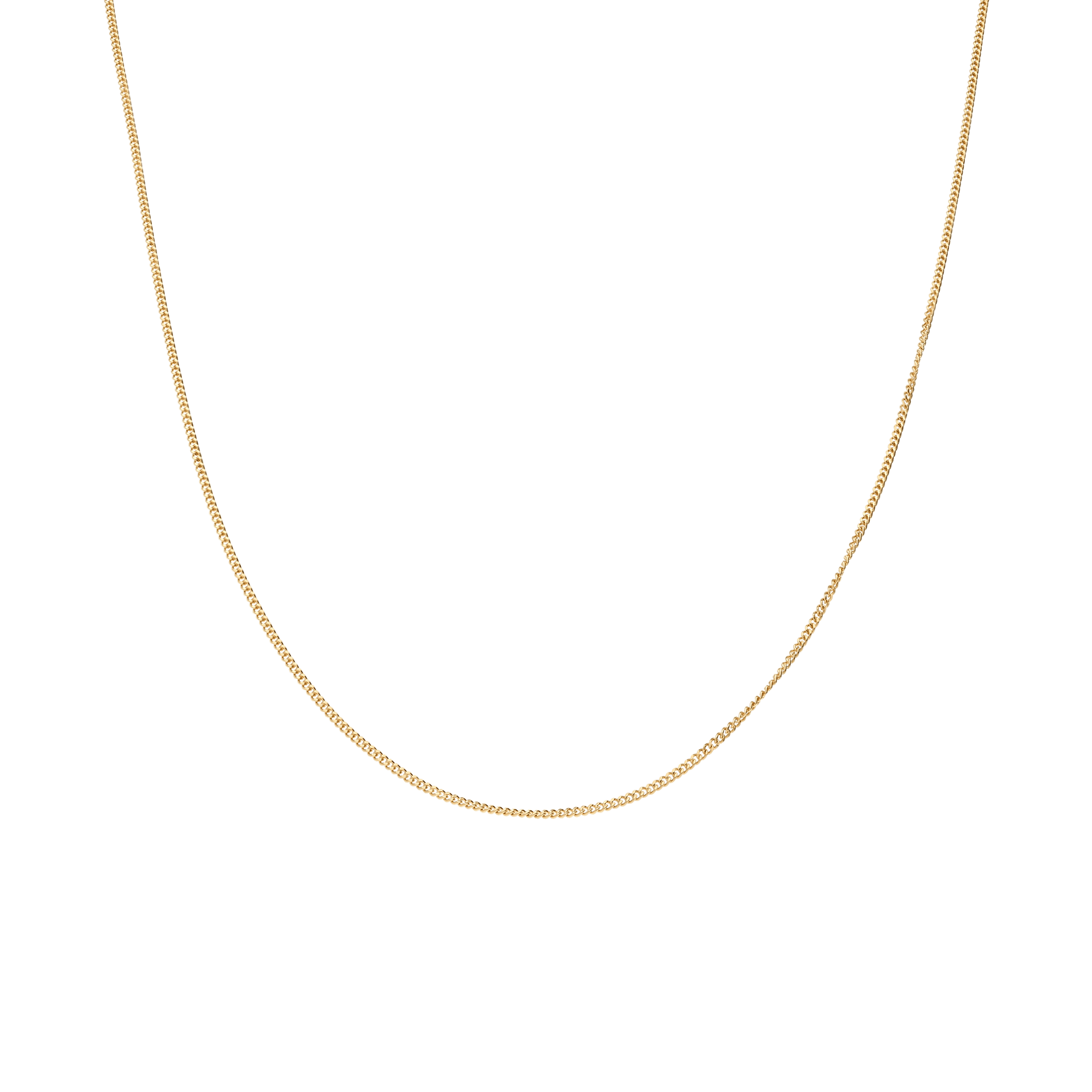 Curb chain 41.5cm 18K gold - Image 2