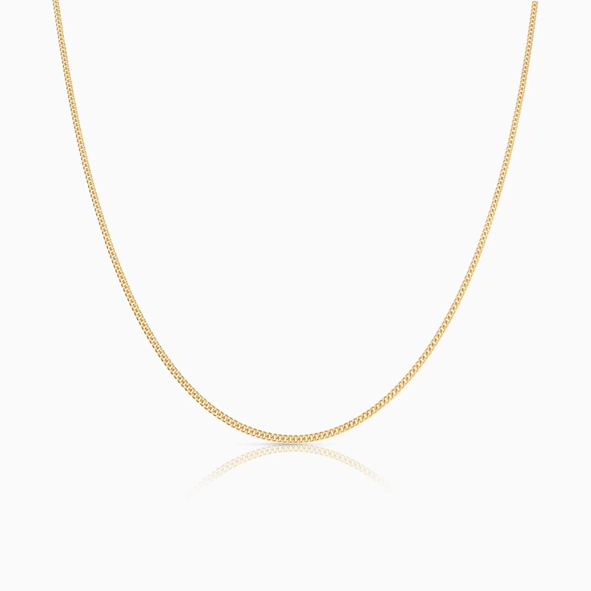 Curb chain 41.5cm 18K gold
