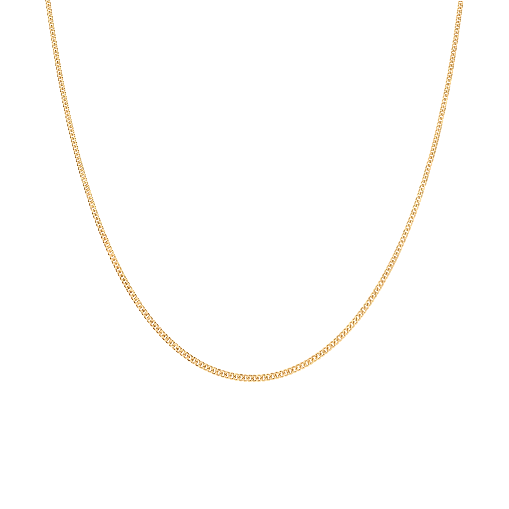 Curb chain 41.5cm 18K gold - Image 2