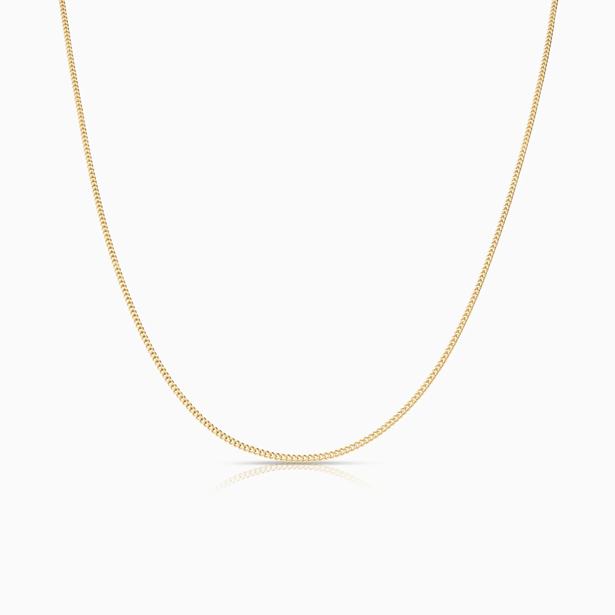 Curb chain 41cm 18K gold