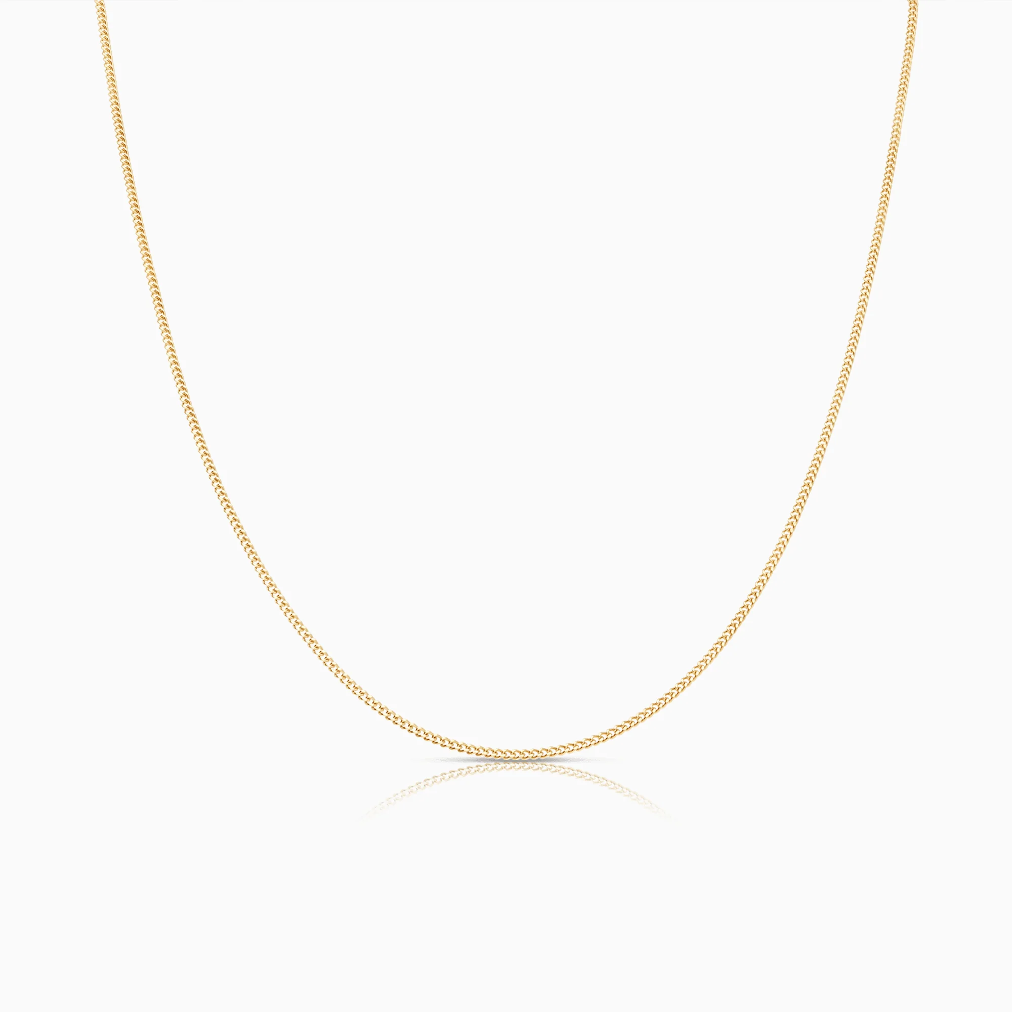 Curb chain 41cm 18K gold