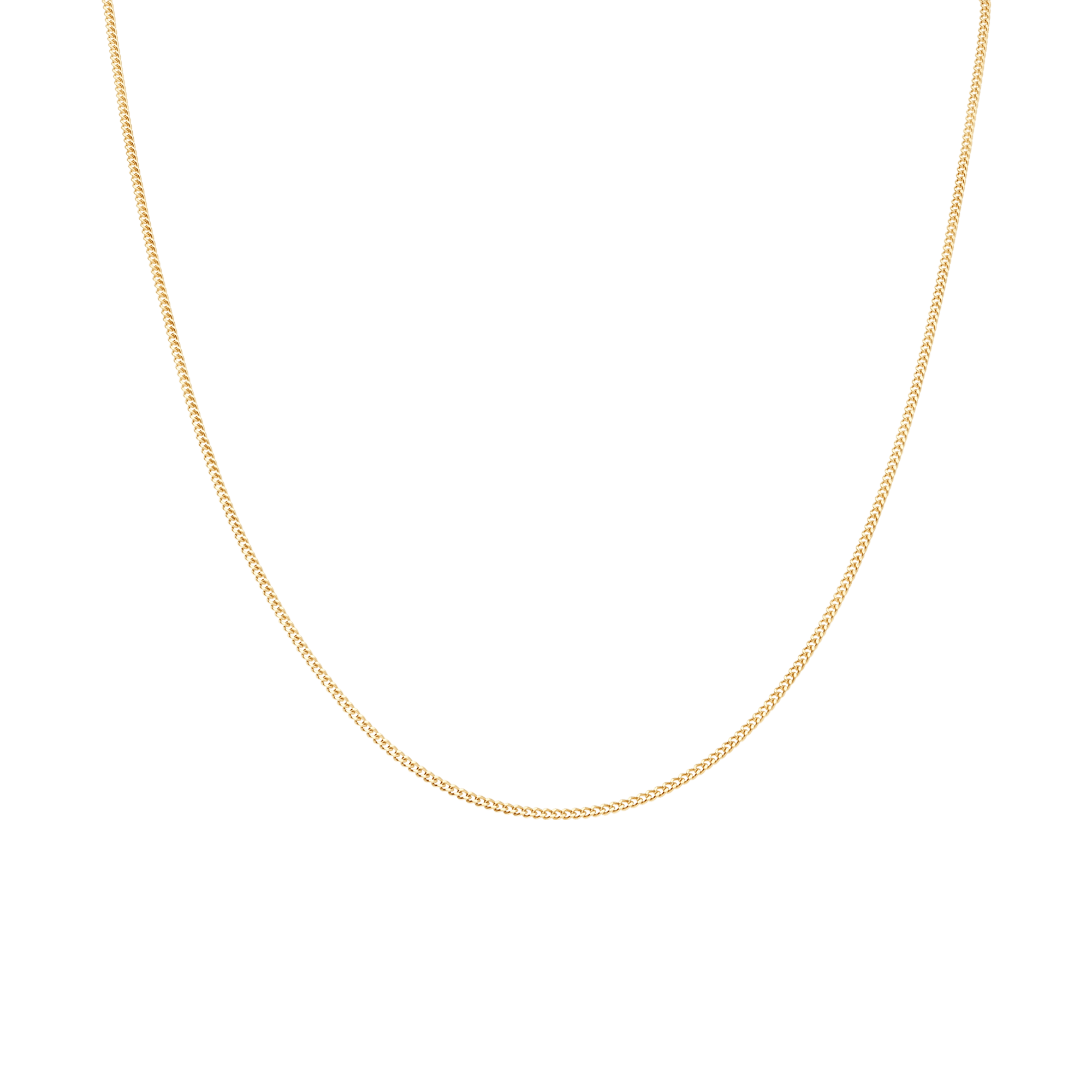 Curb chain 41cm 18K gold - Image 2
