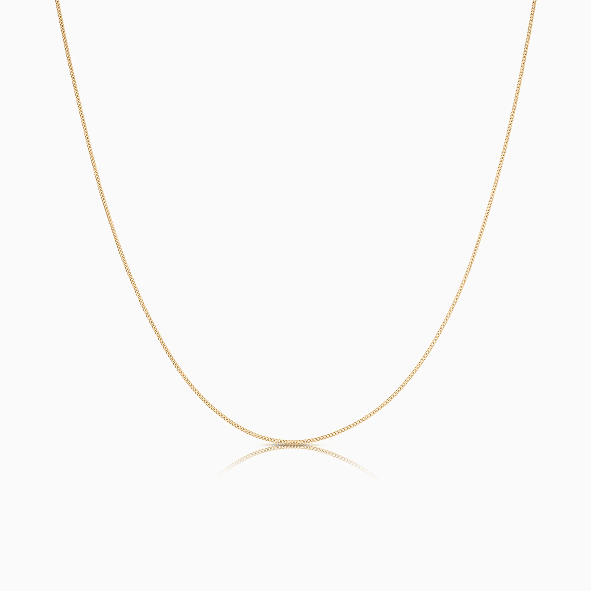 Curb chain 41cm 18K gold