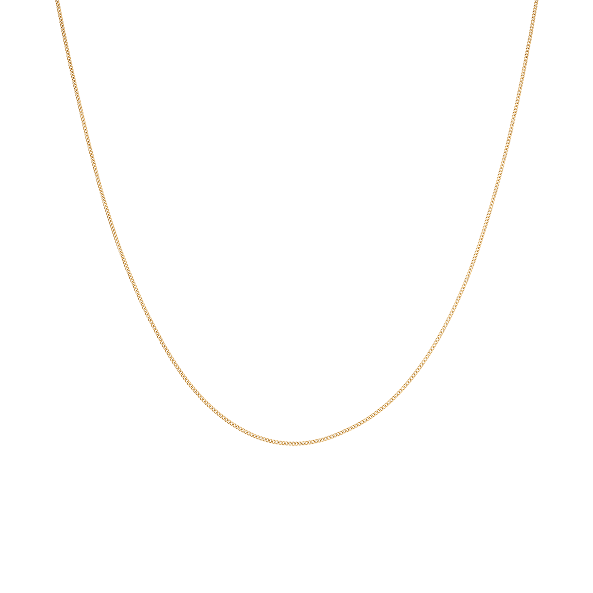 Curb chain 41cm 18K gold - Image 2