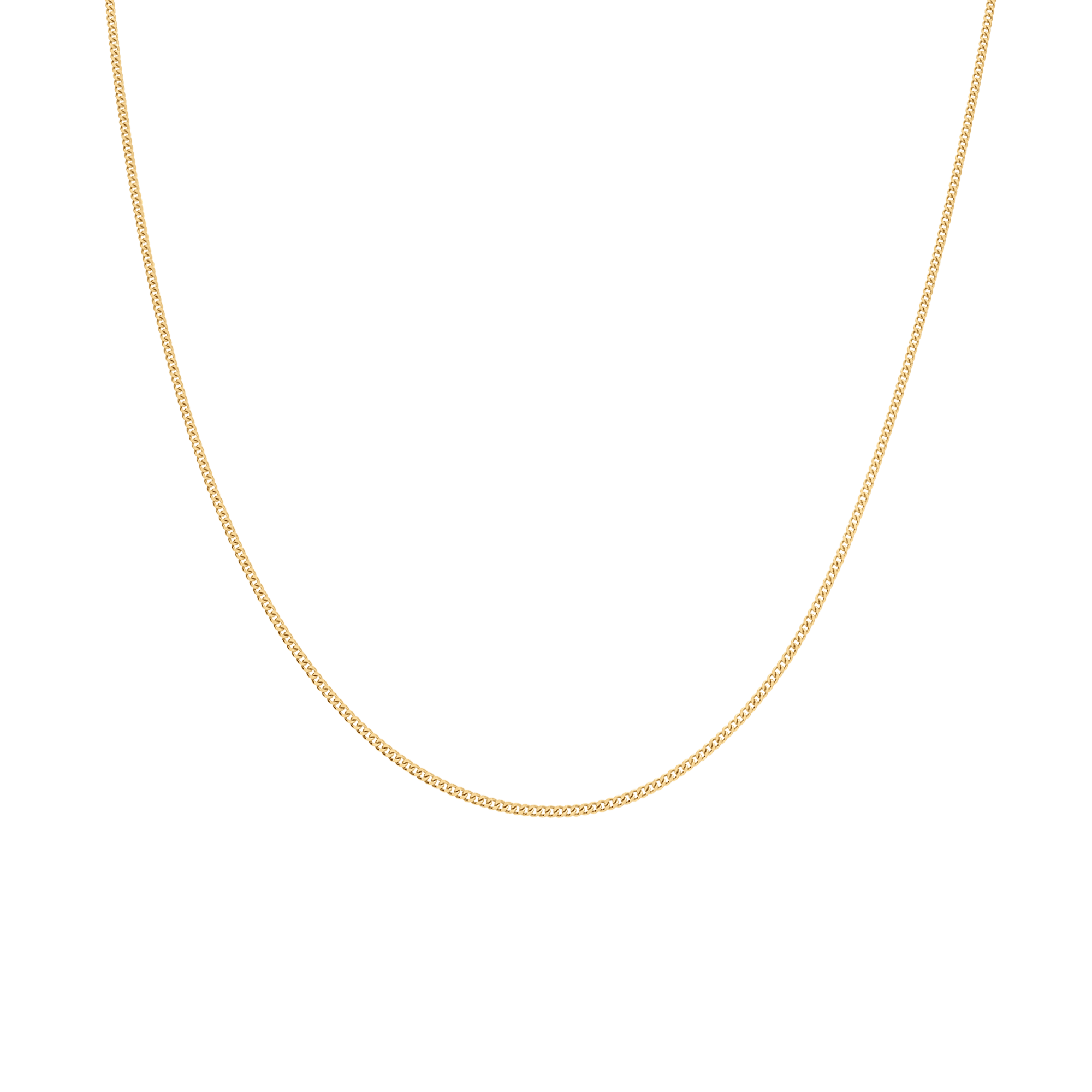 Curb chain 41cm 18K gold - Image 2