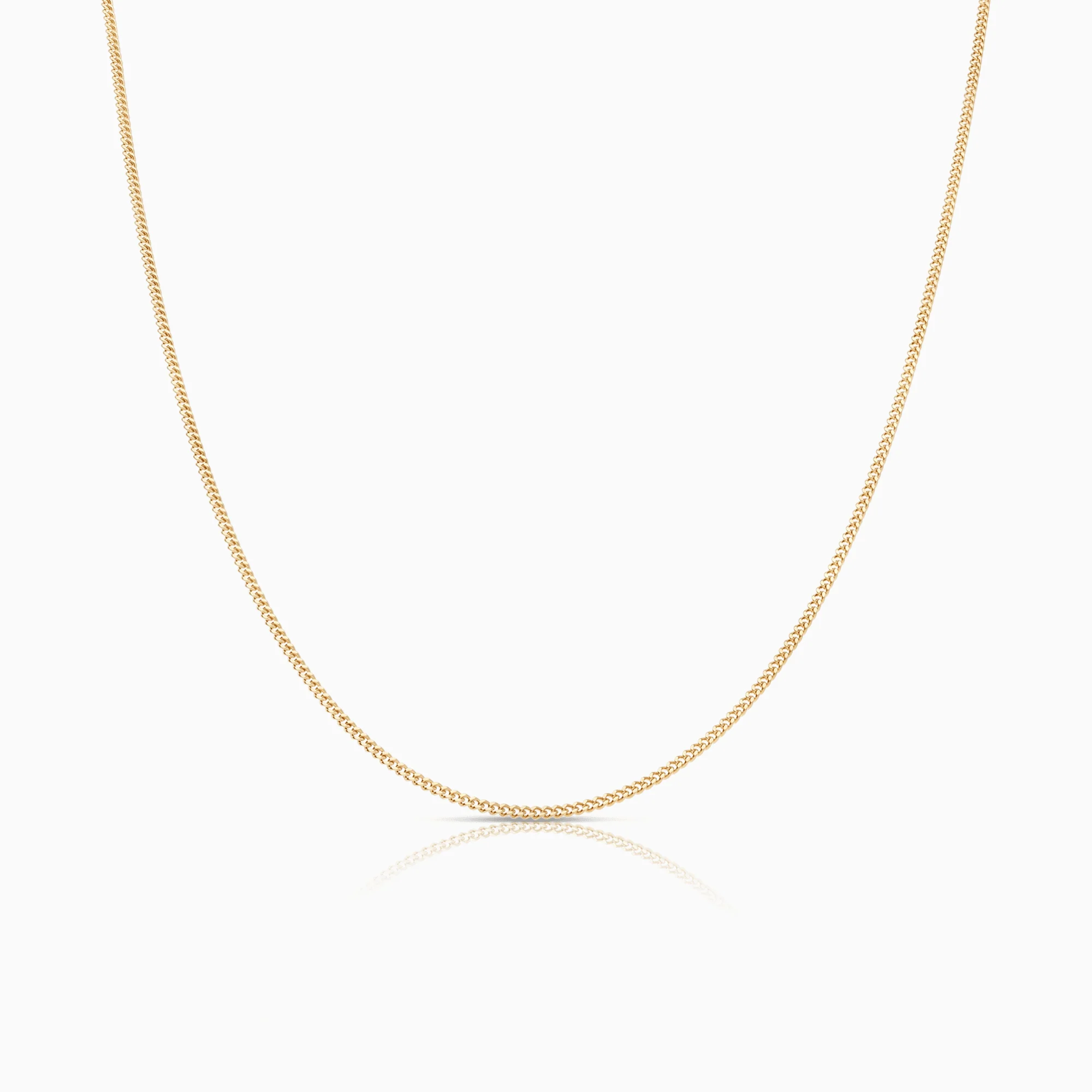Curb chain 42cm 18K gold