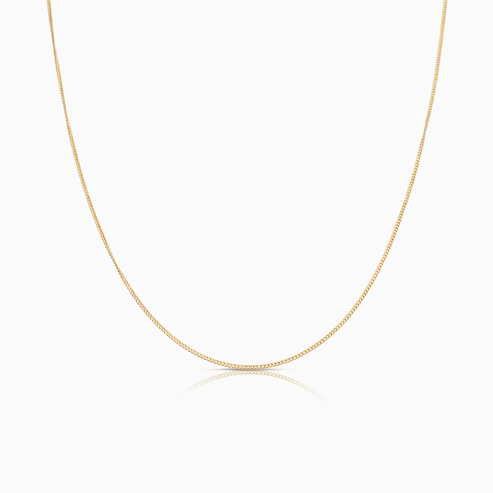 Curb chain 42cm 18K gold