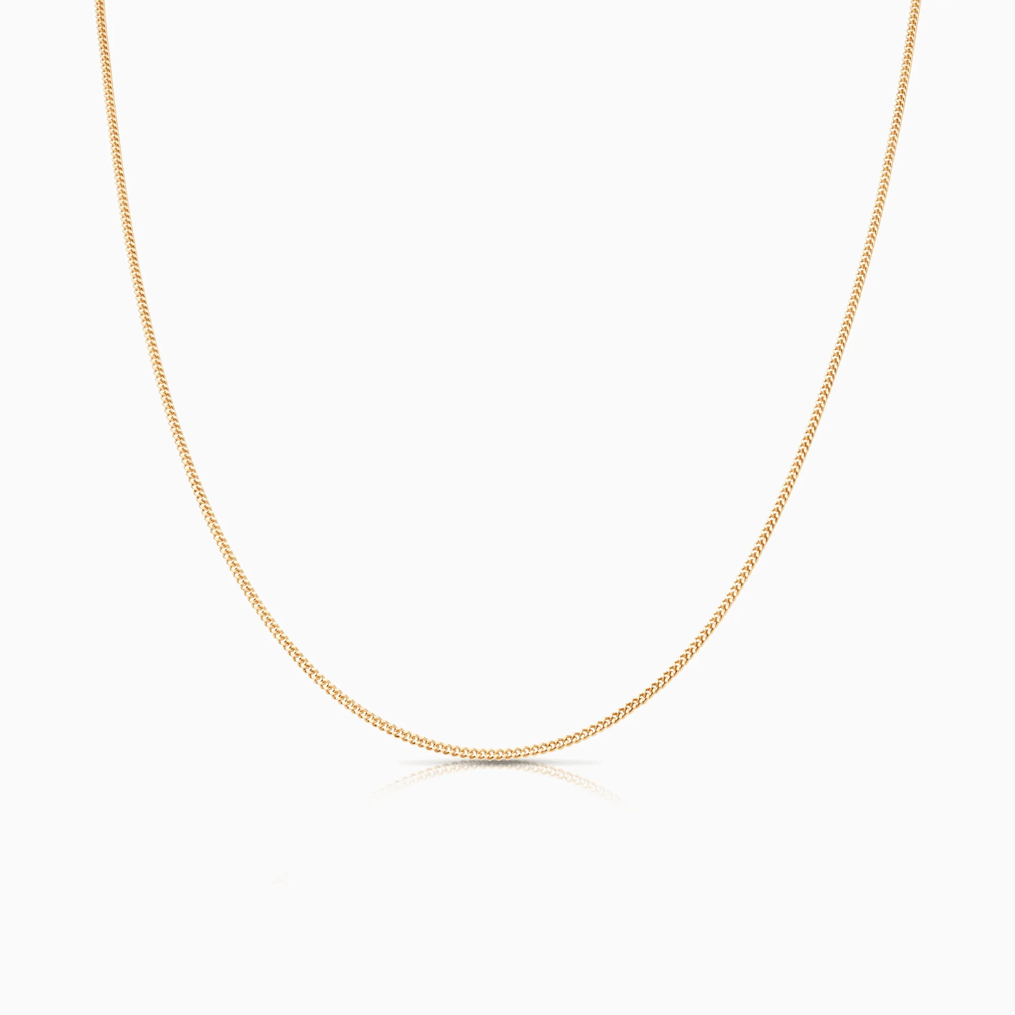 Curb chain 42cm 18K gold