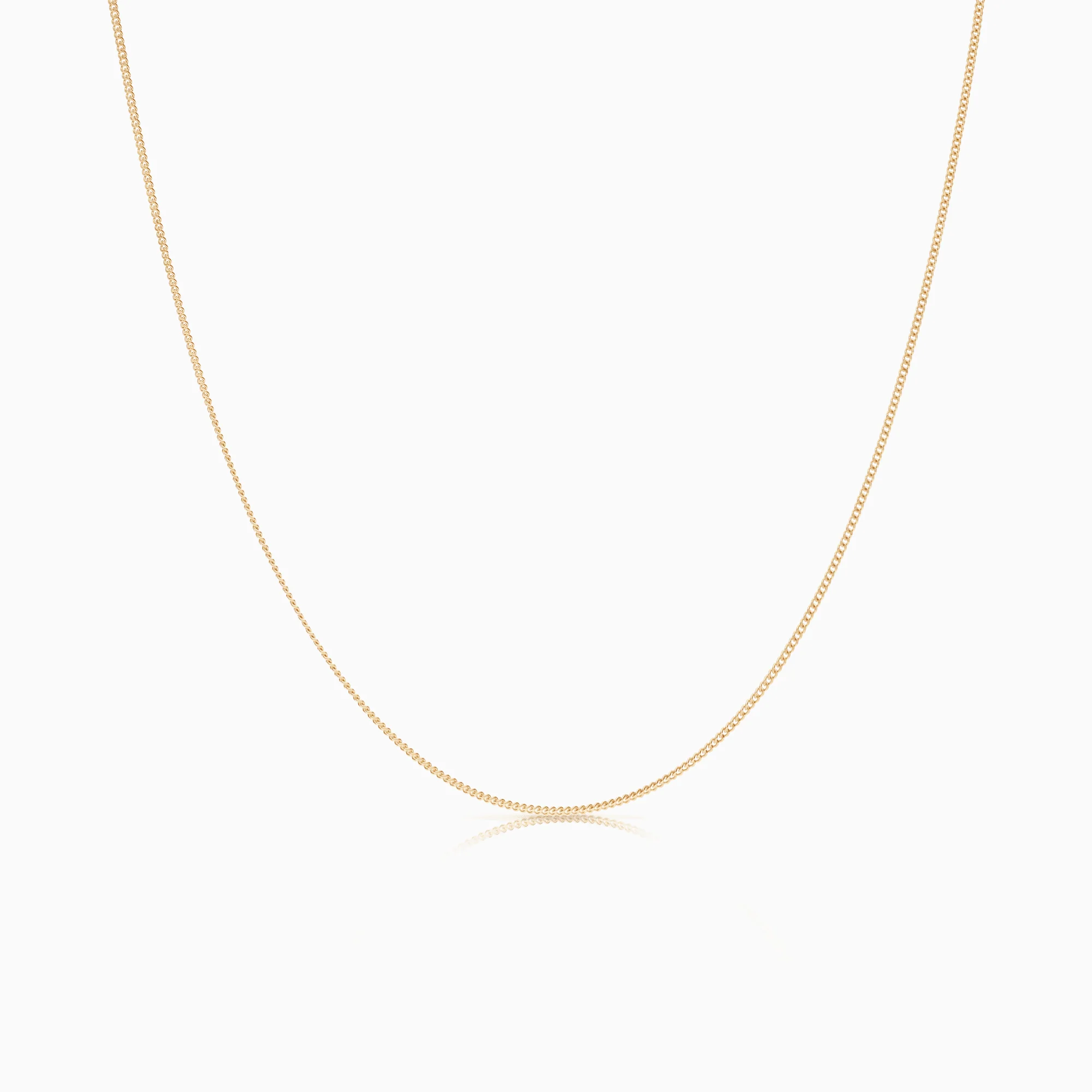 Curb chain 42cm 18K gold