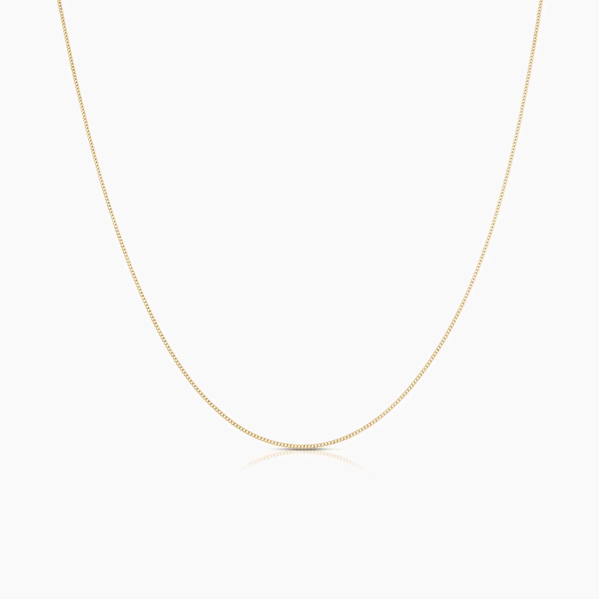 Curb chain 42cm 18K gold