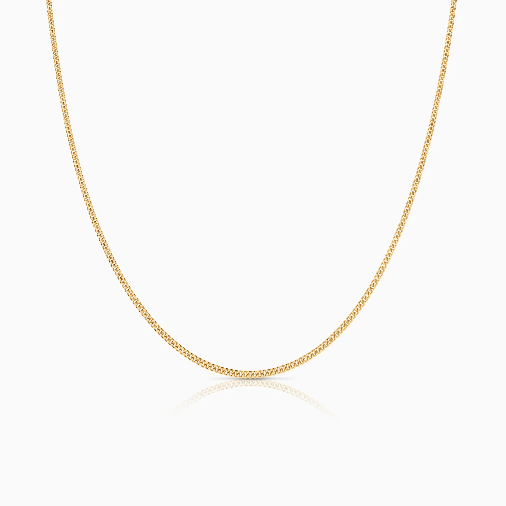 Curb chain 42cm 18K gold
