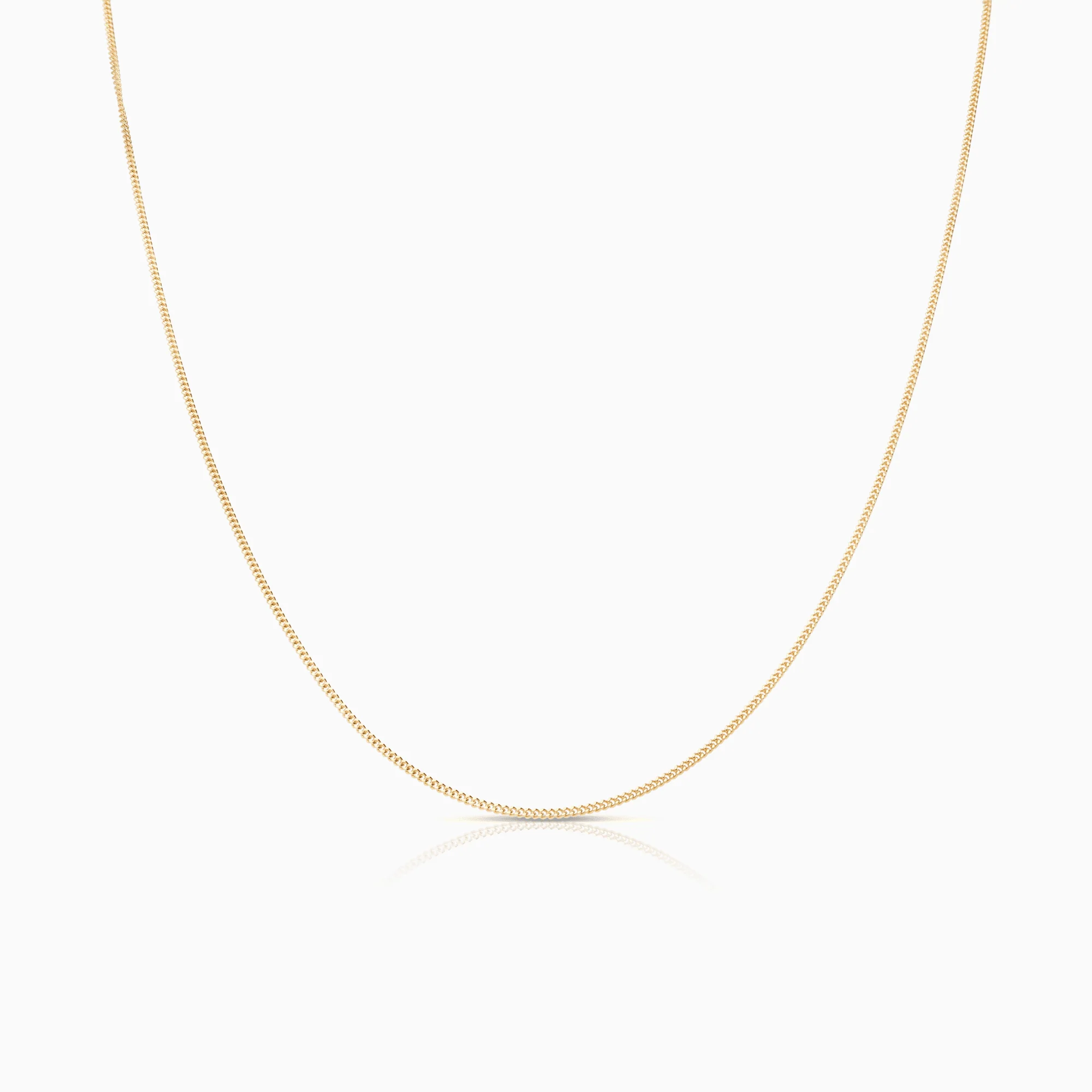 Curb chain 42cm 18K gold