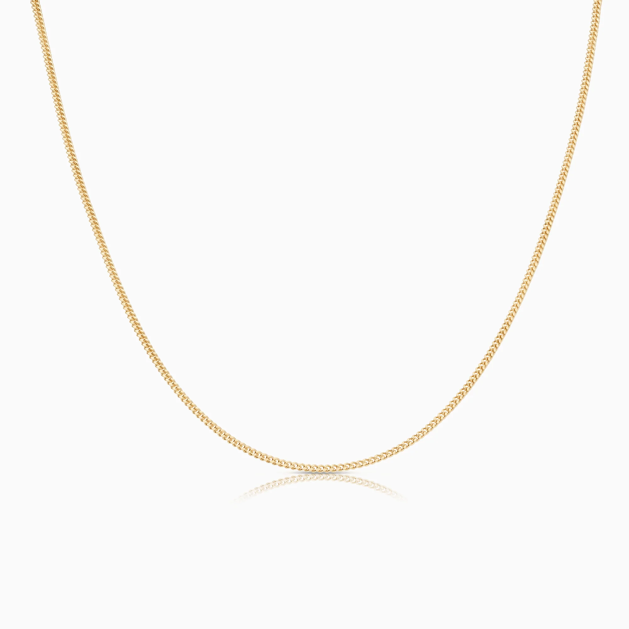 Curb chain 42cm 18K gold