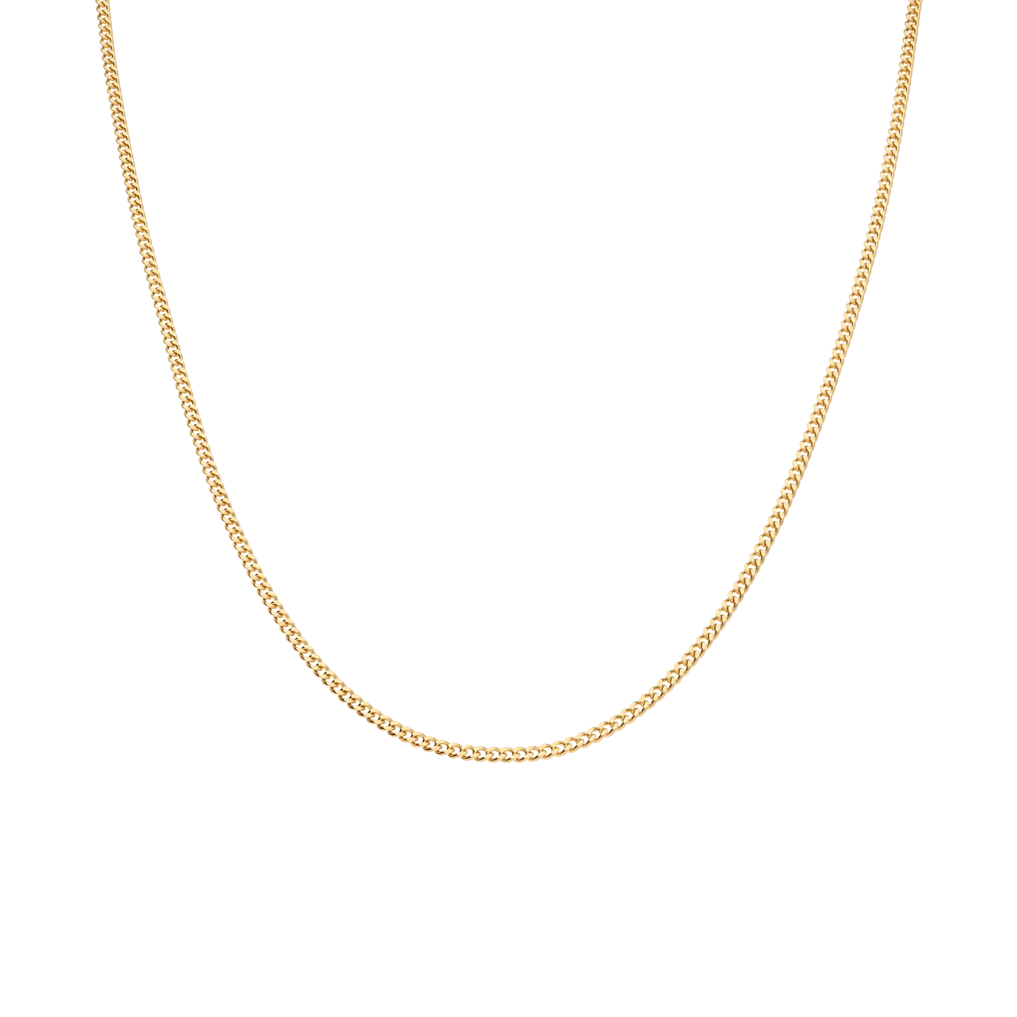 Curb chain 43.5cm 18K gold - Image 2