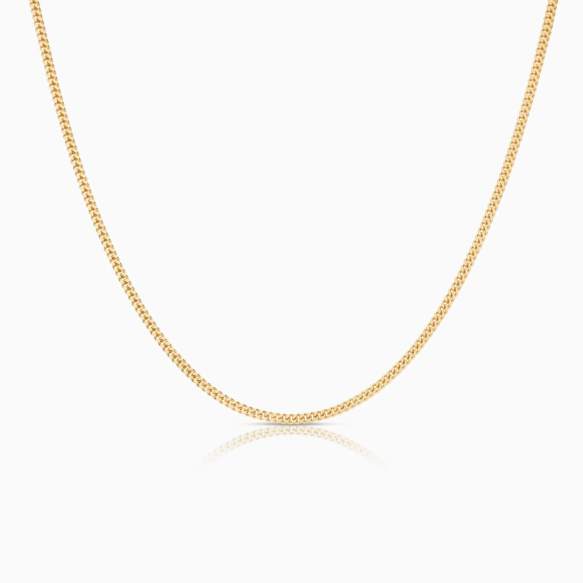 Curb chain 44.5cm 18K gold
