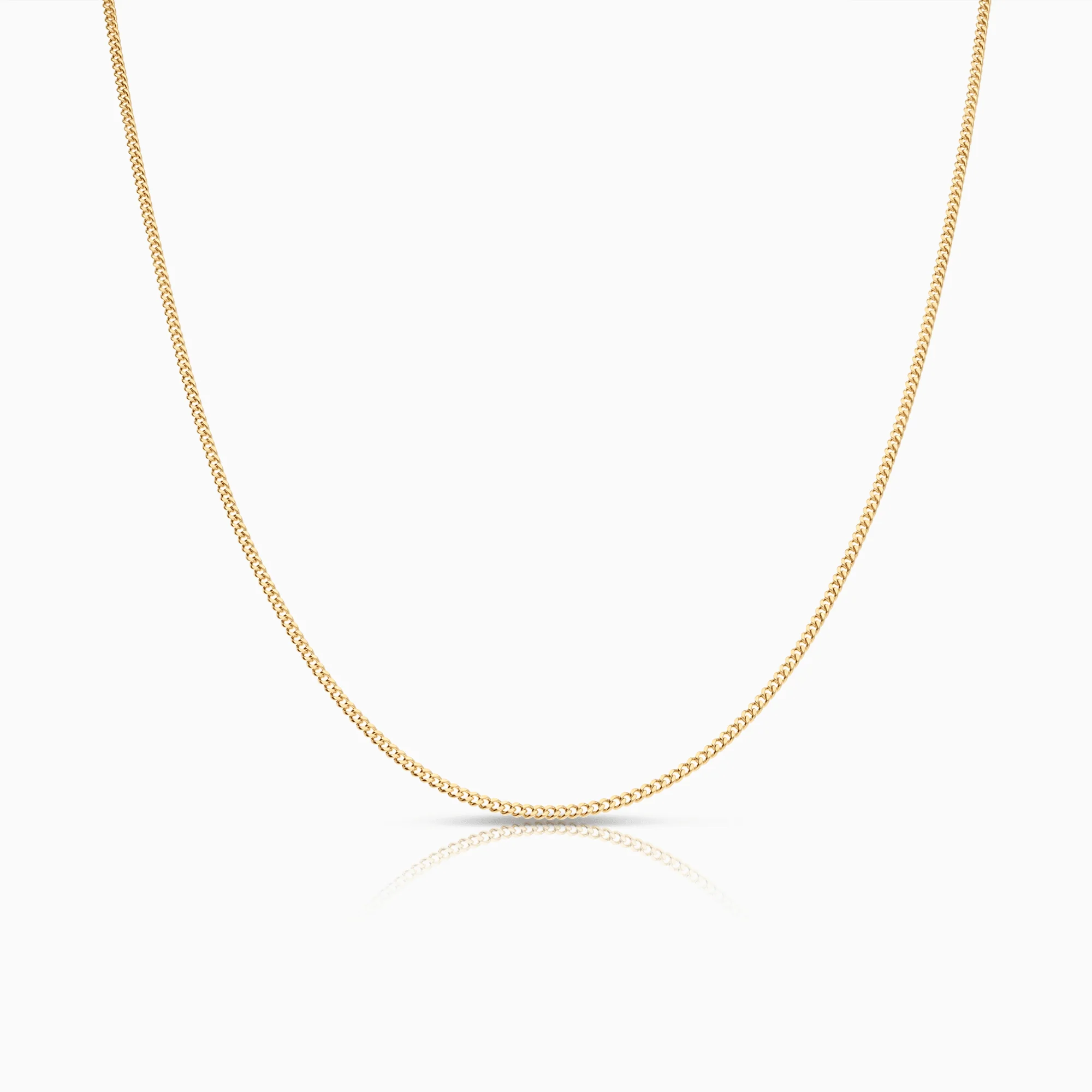 Curb chain 44.5cm 18K gold